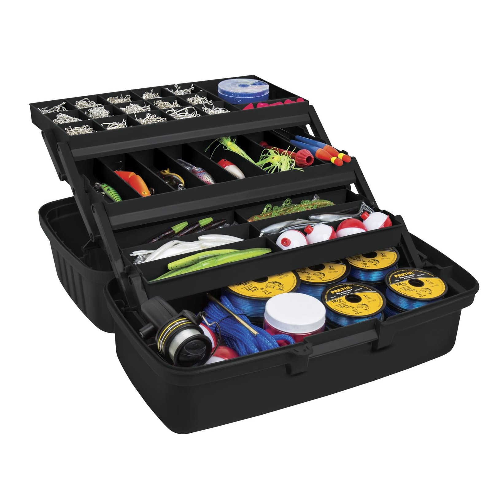CAJA PARA PESCA 16" NARANJA CPE-16N