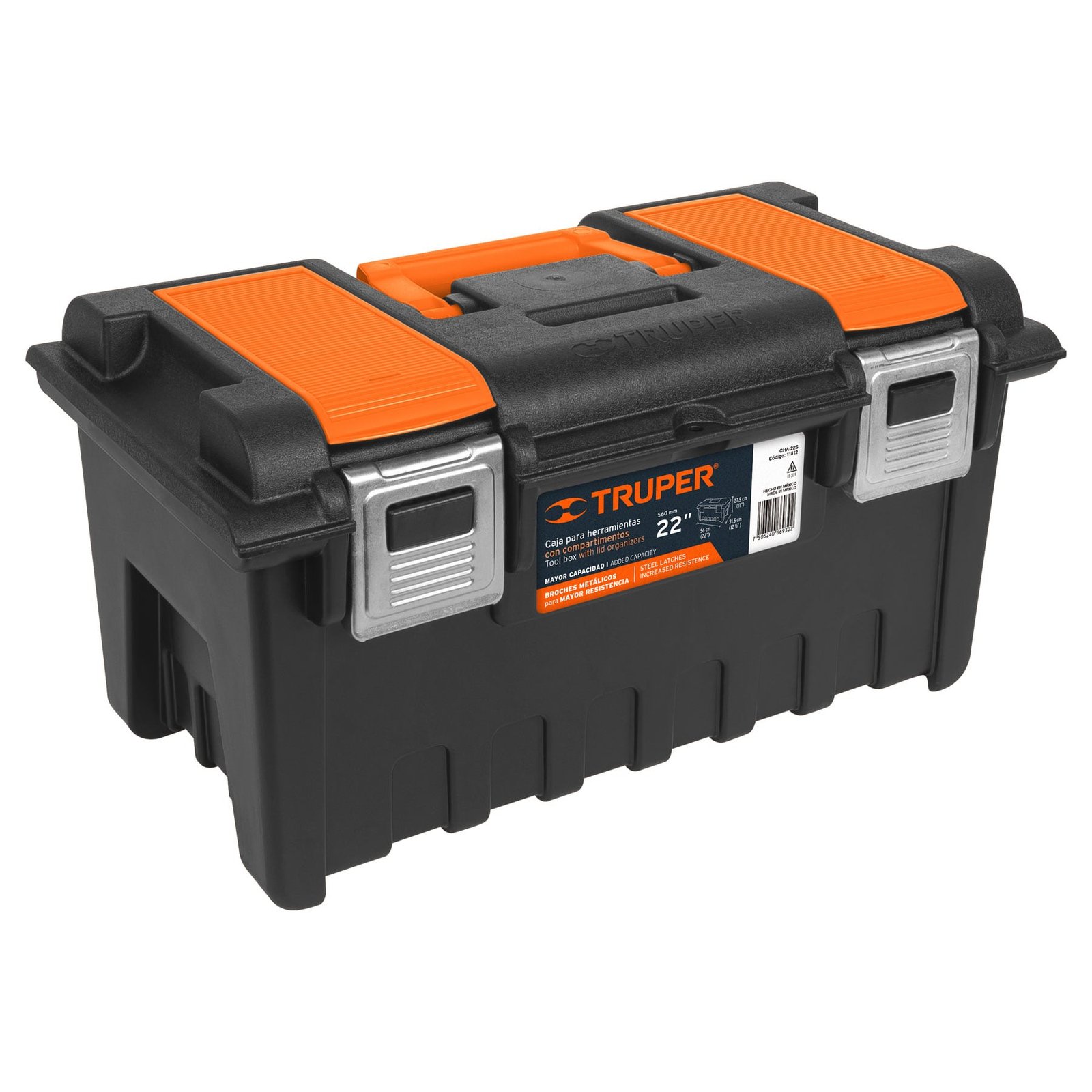 CAJA P/HTA BROCHE METAL 22 CHA-22S TRUPER