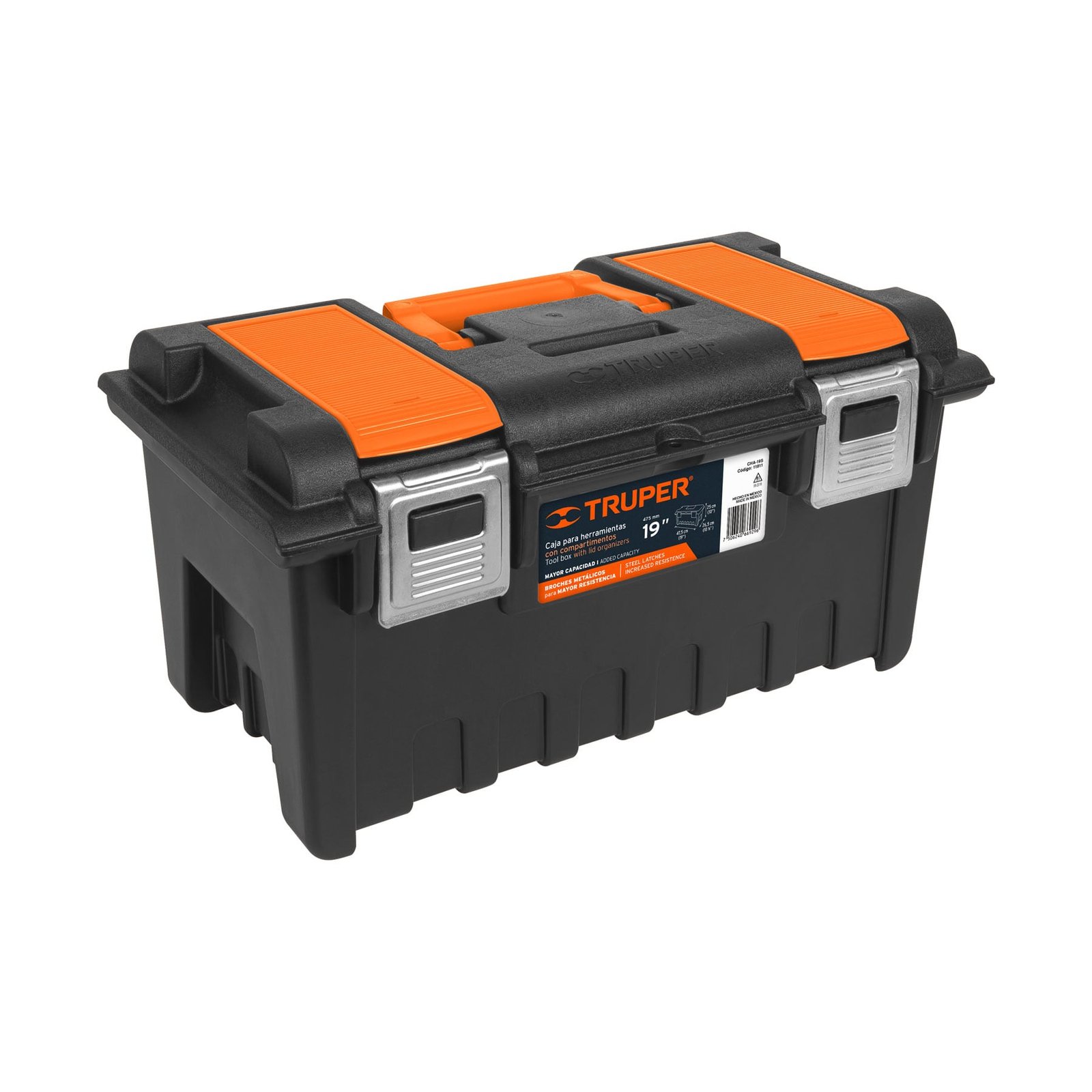 CAJA P/HTA BROCHE METAL CHA-19S TRUPER