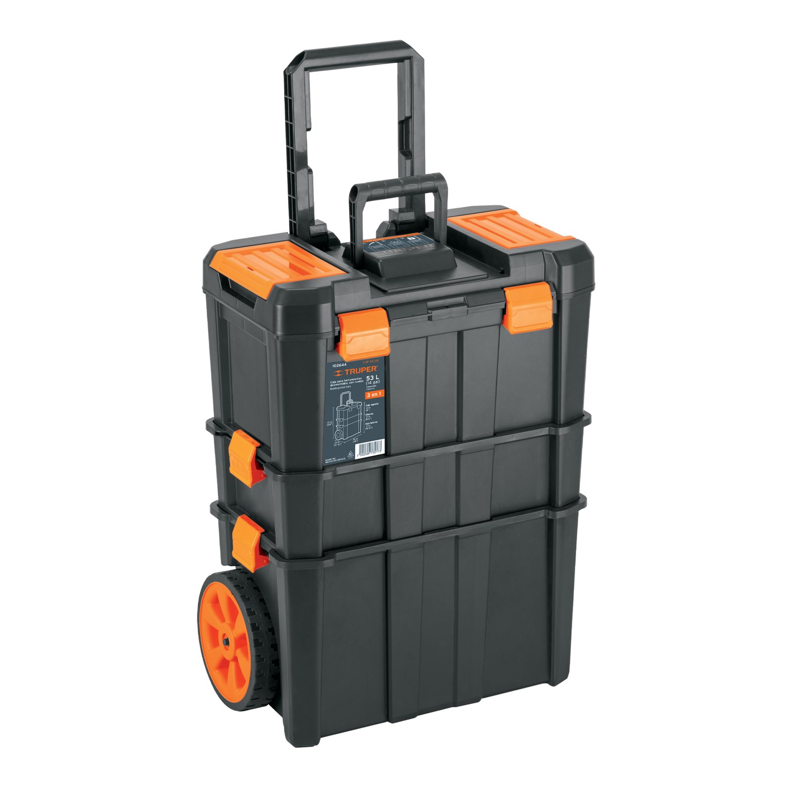 CAJA PLAS HERRA 19" X 25" 3 EN 1 CHP-1925R TRUPER