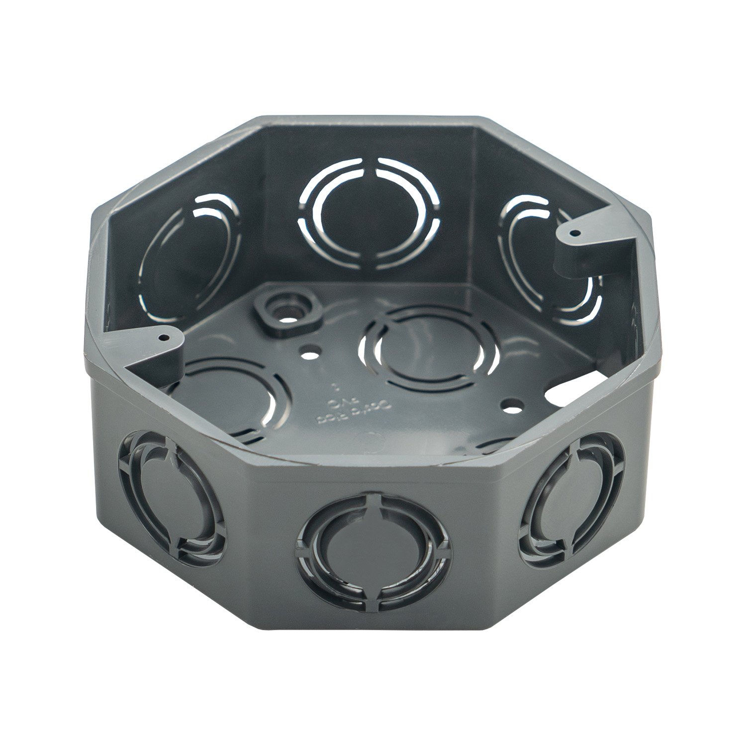 CAJA PVC DURMAN OCTAGONAL (CAJA 82 UDS) GRIS