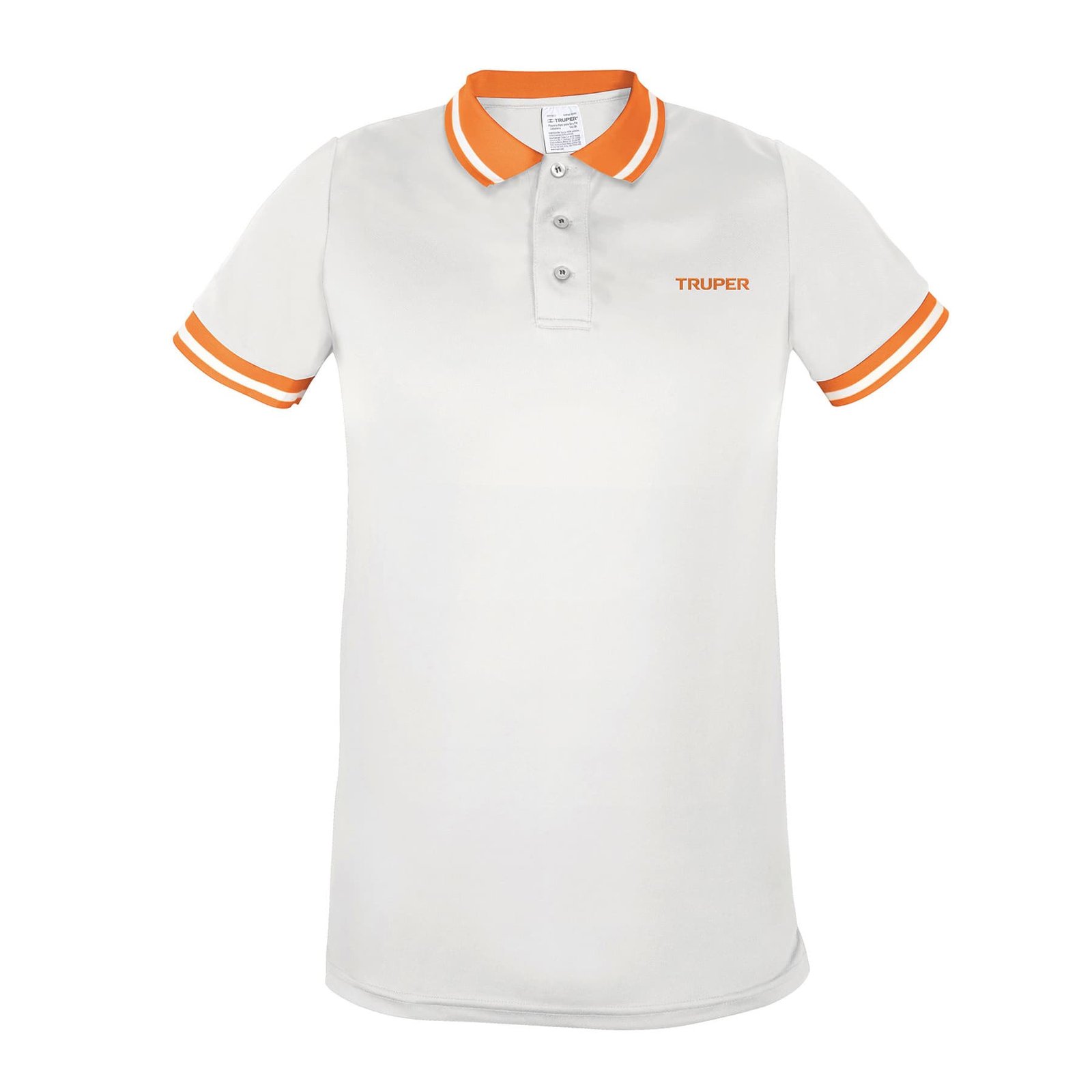 CAMISA POLO DRY FIT BLANCA HOMBRE TALLA M DRY-BC-M