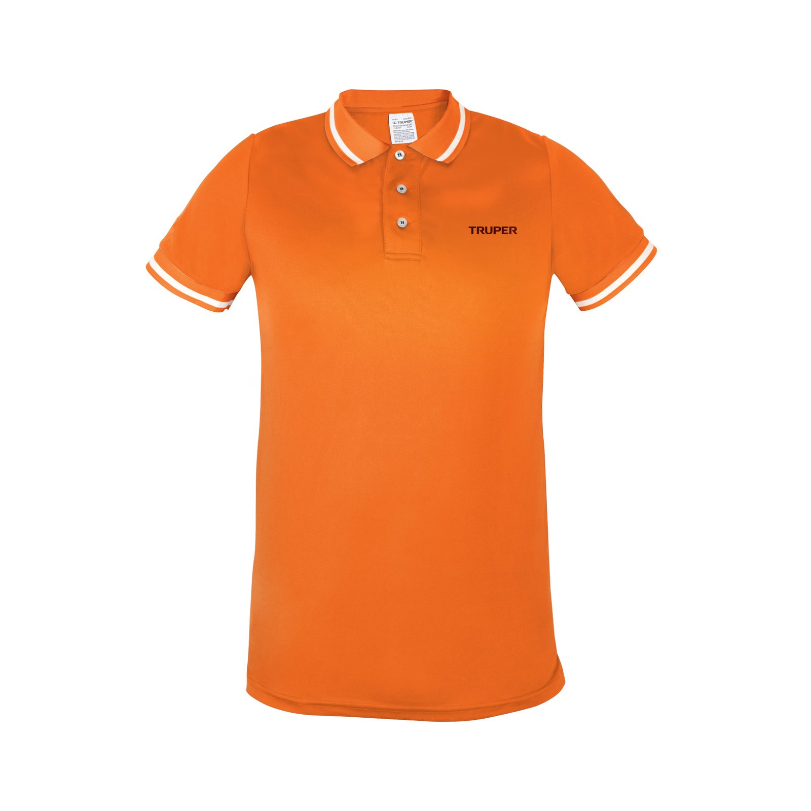 CAMISA POLO DRY FIT NARANJA HOMBRE TALLA M TRUPER