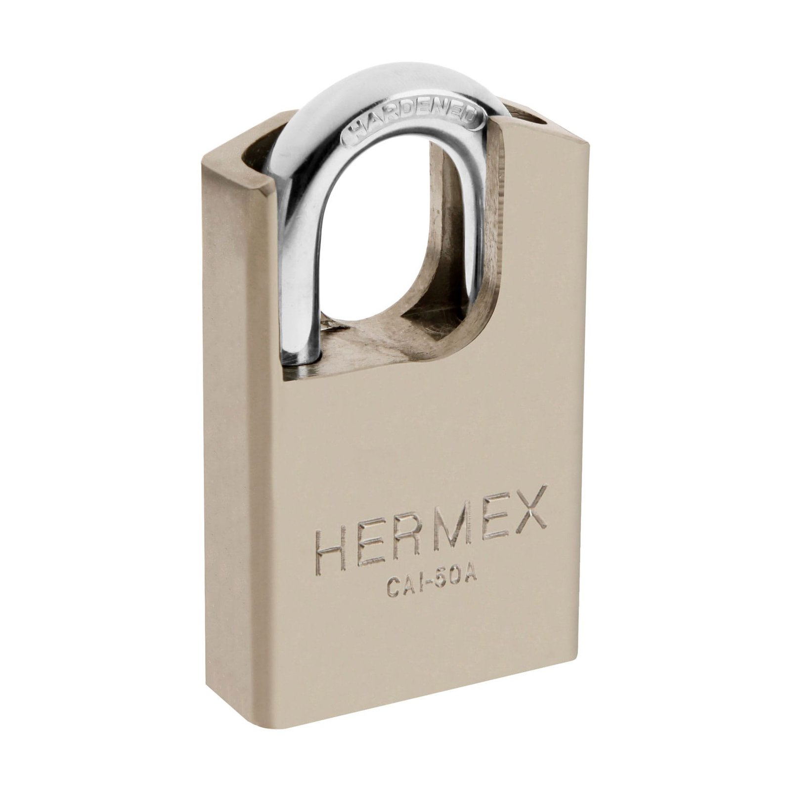 CANDADO ACERO MAX SEGURIDAD CAI-50A HERMEX-TRUPER