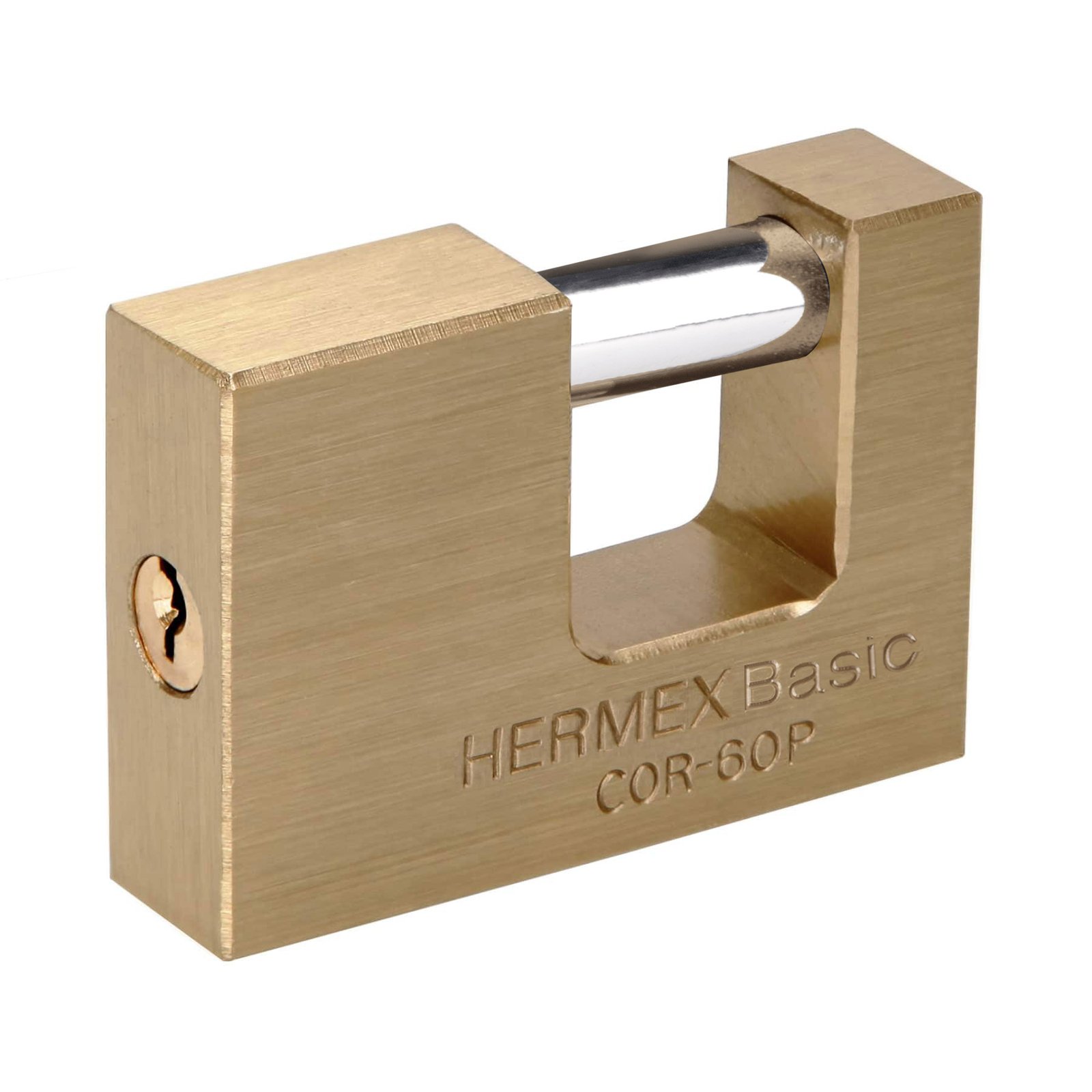 CANDADO ANTIPALAN60 MM LATON HERMEX COR-60P HERMEX