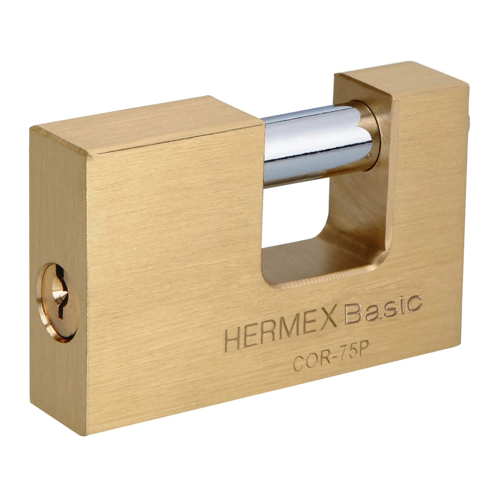 CANDADO ANTIP CUERPO LATON 75MM COR-75P HERMEX