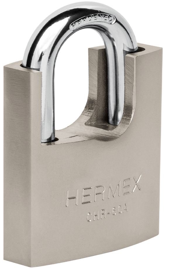 CANDADO C/CORAZA GANCHO PROT CHR-60A HERMEX