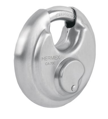 CANDADO CIRCULAR ACERO CA-70C HERMEX