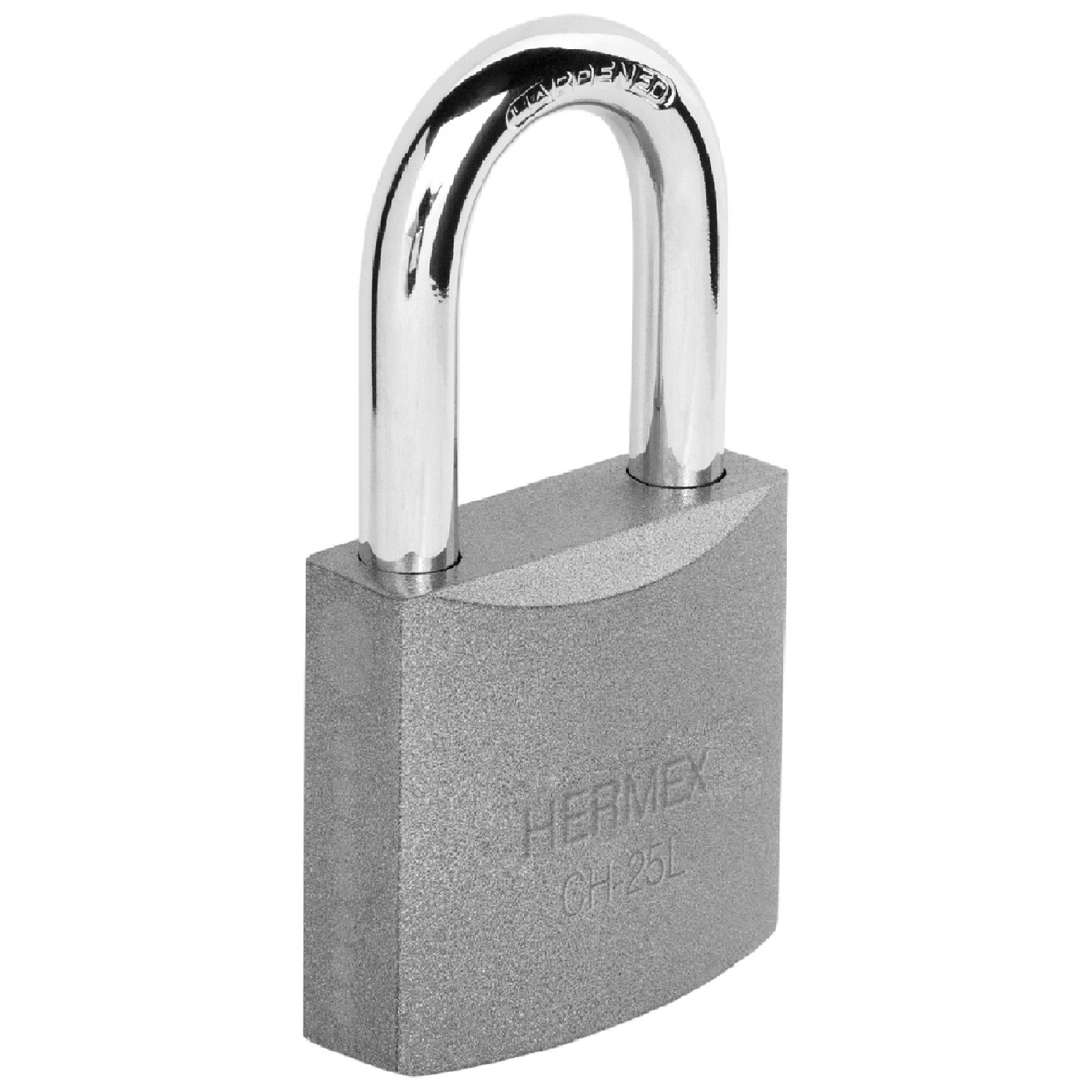 CANDADO HIERRO LARG LATON 25MM CH-25L HERMEX