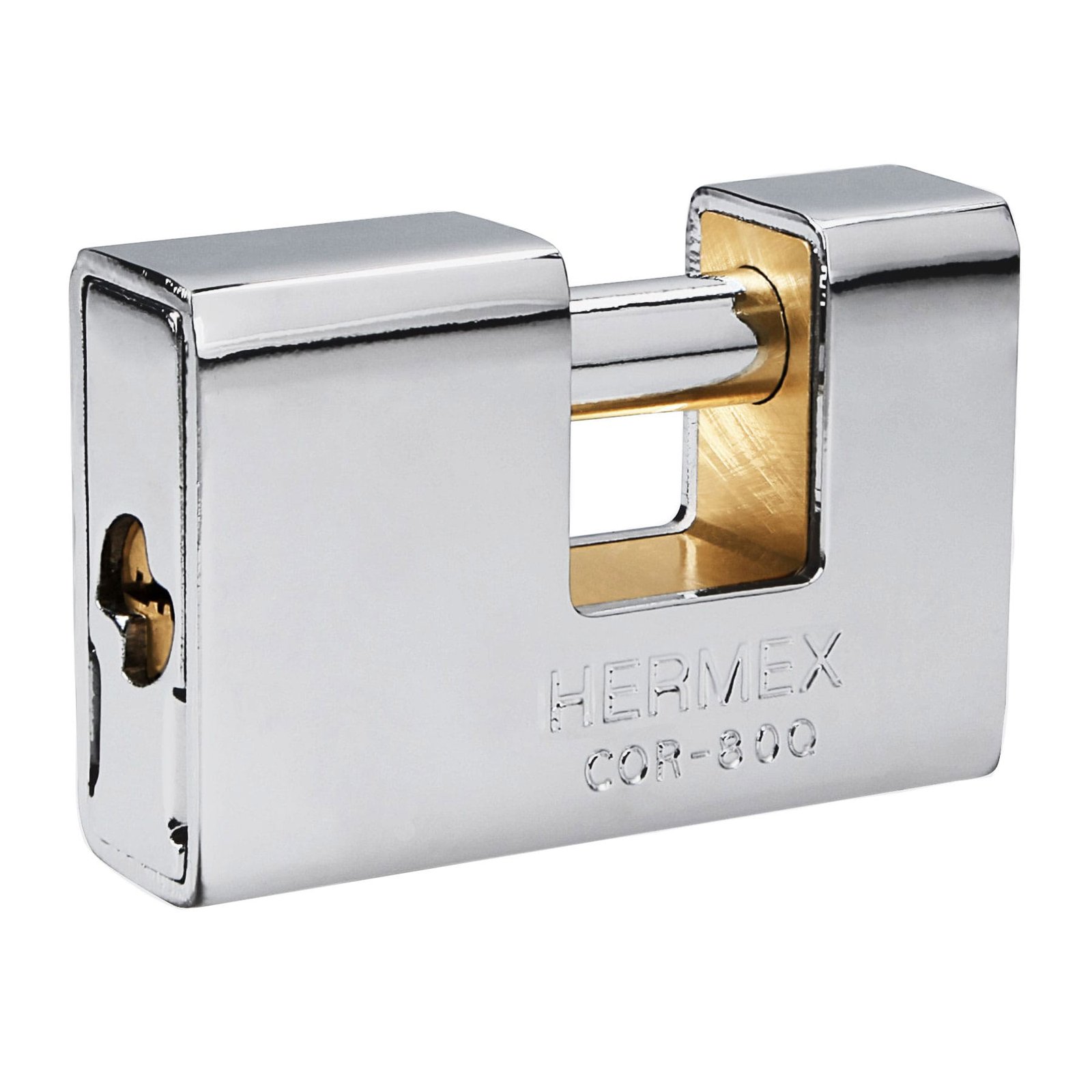CANDADO MAX SEG CORTINA 80mm COR-80Q HERMEX-TRUPER