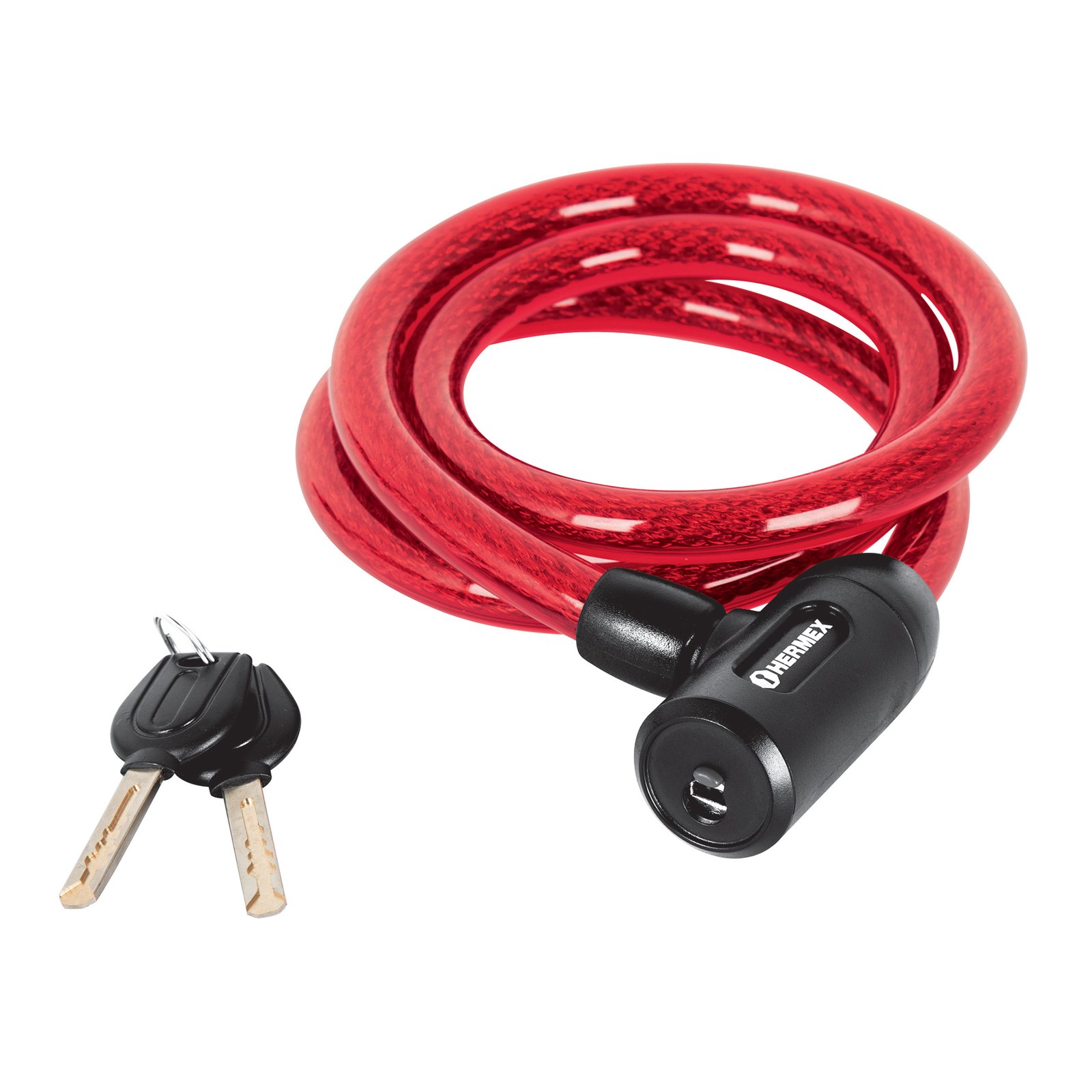 CANDADO P/BICICLETA C/LLAVE 15X1000MM CB-15 HERMEX