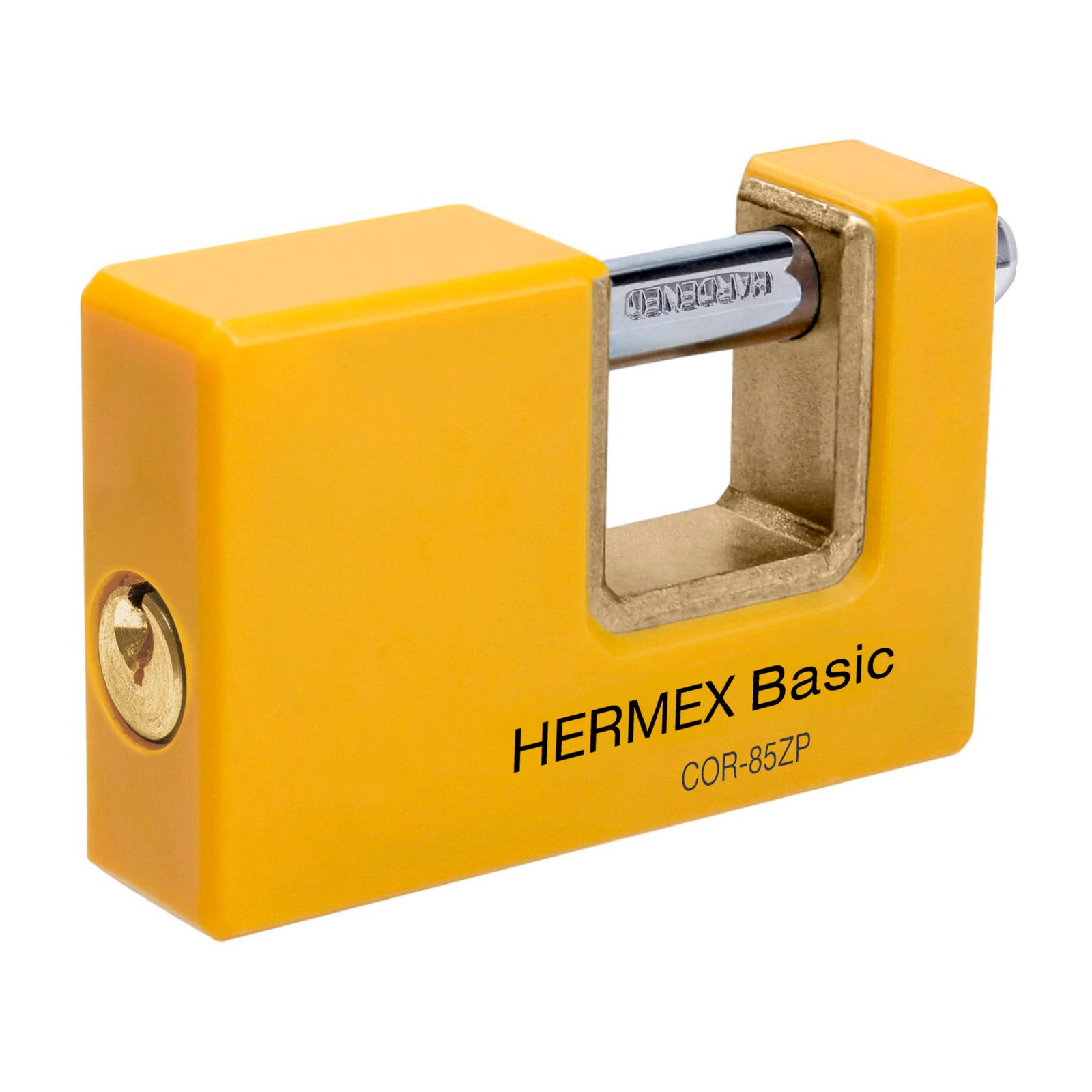 CANDADO P/CORTINA ANTIP 85mm COR-85ZP HERMEX-BASIC