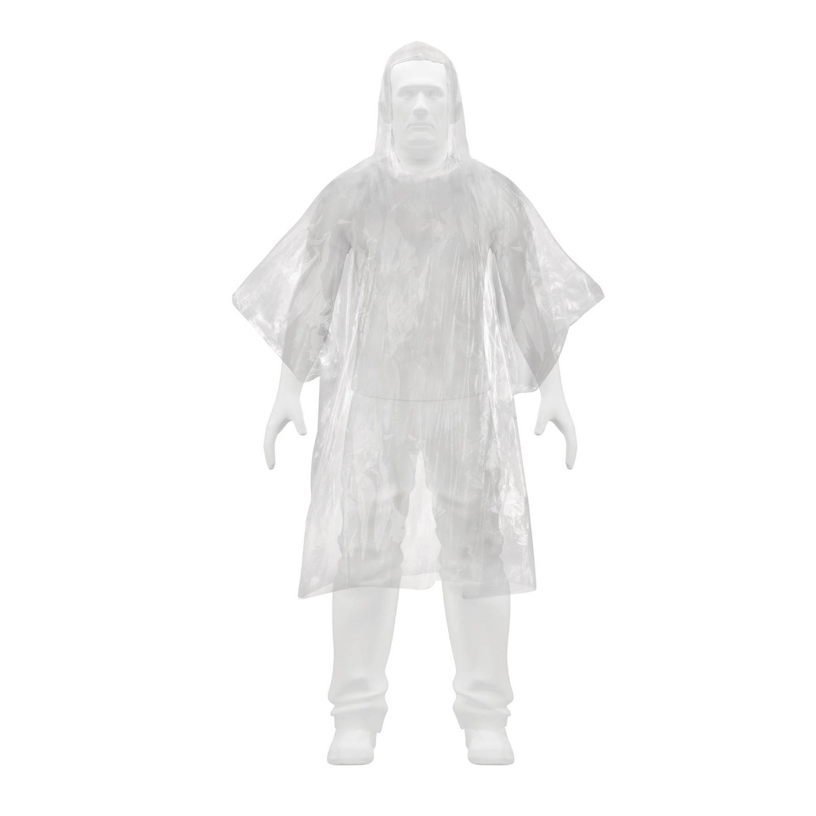 CAPA PONCHO DESECHABLE 100% POLIETILENO PRETUL