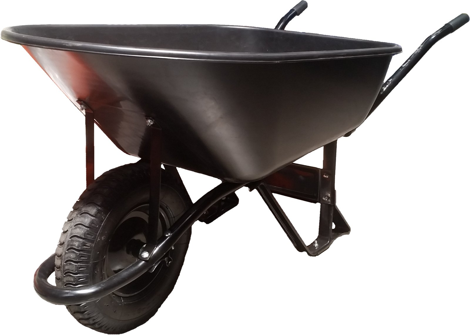 CARRETILLO BAT PLASTICA R/INFL 120lts UMSA
