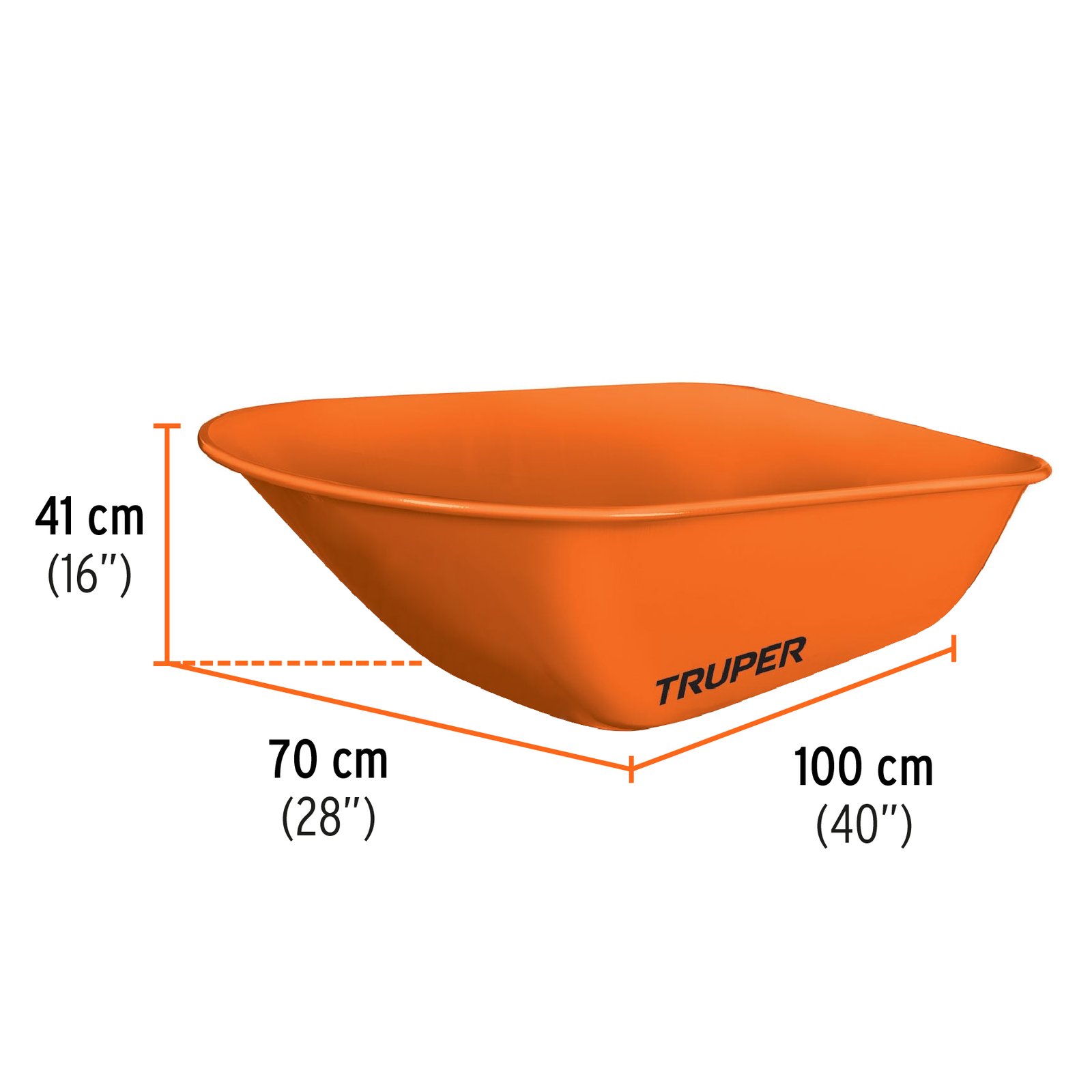 CARRETILLO METAL 118 LITROS CAR-81 TRUPER