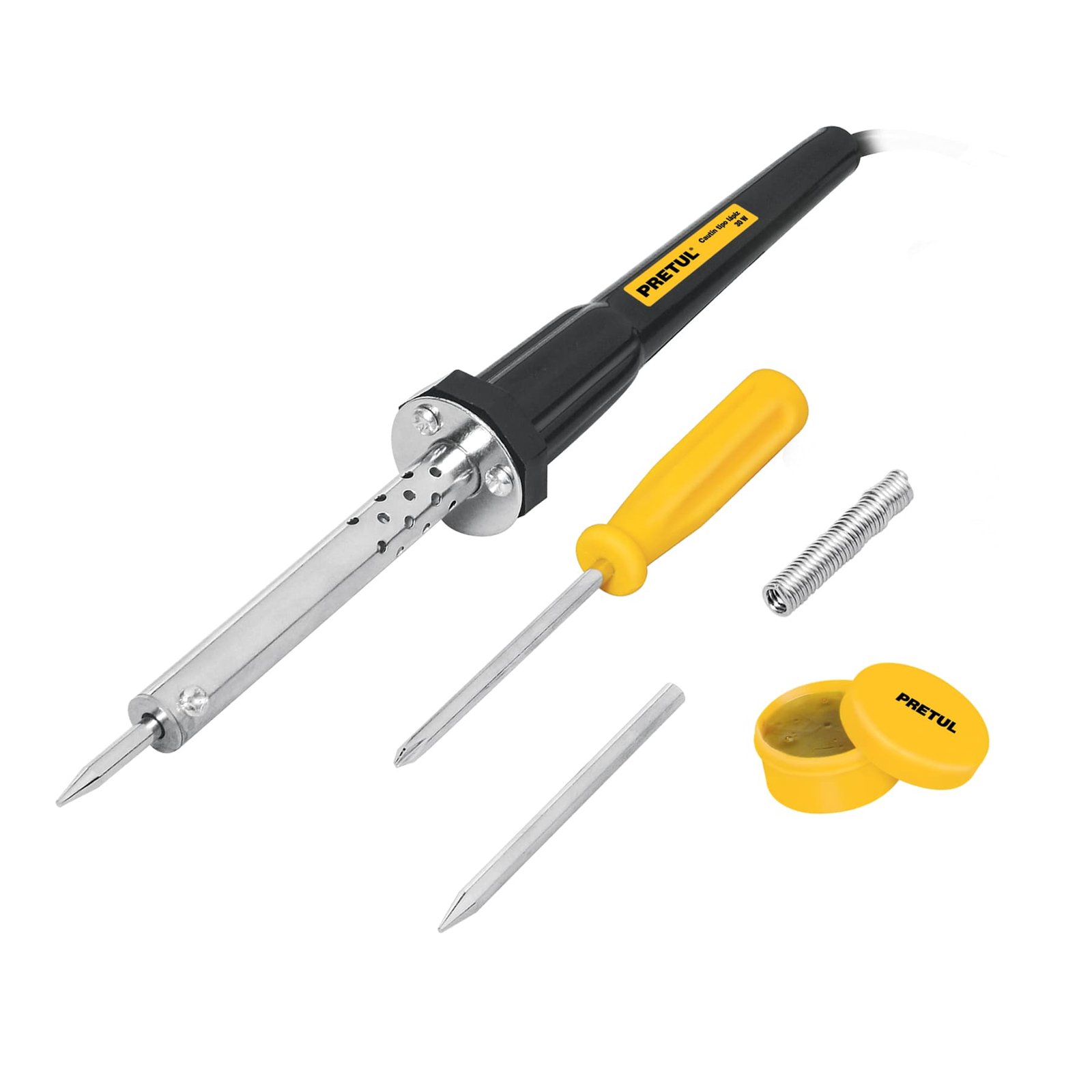 CAUTIN T/LAPIZ 30W C/ACCESORIOS CAU-30P PRETUL