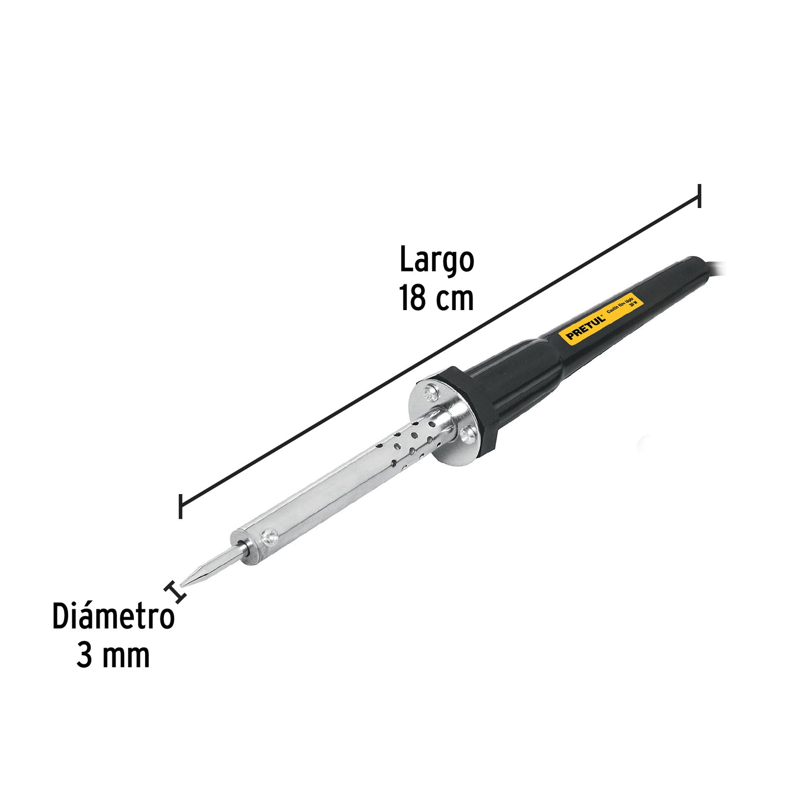 CAUTIN T/LAPIZ 30W S/ACCESO CAU-30P2 PRETUL