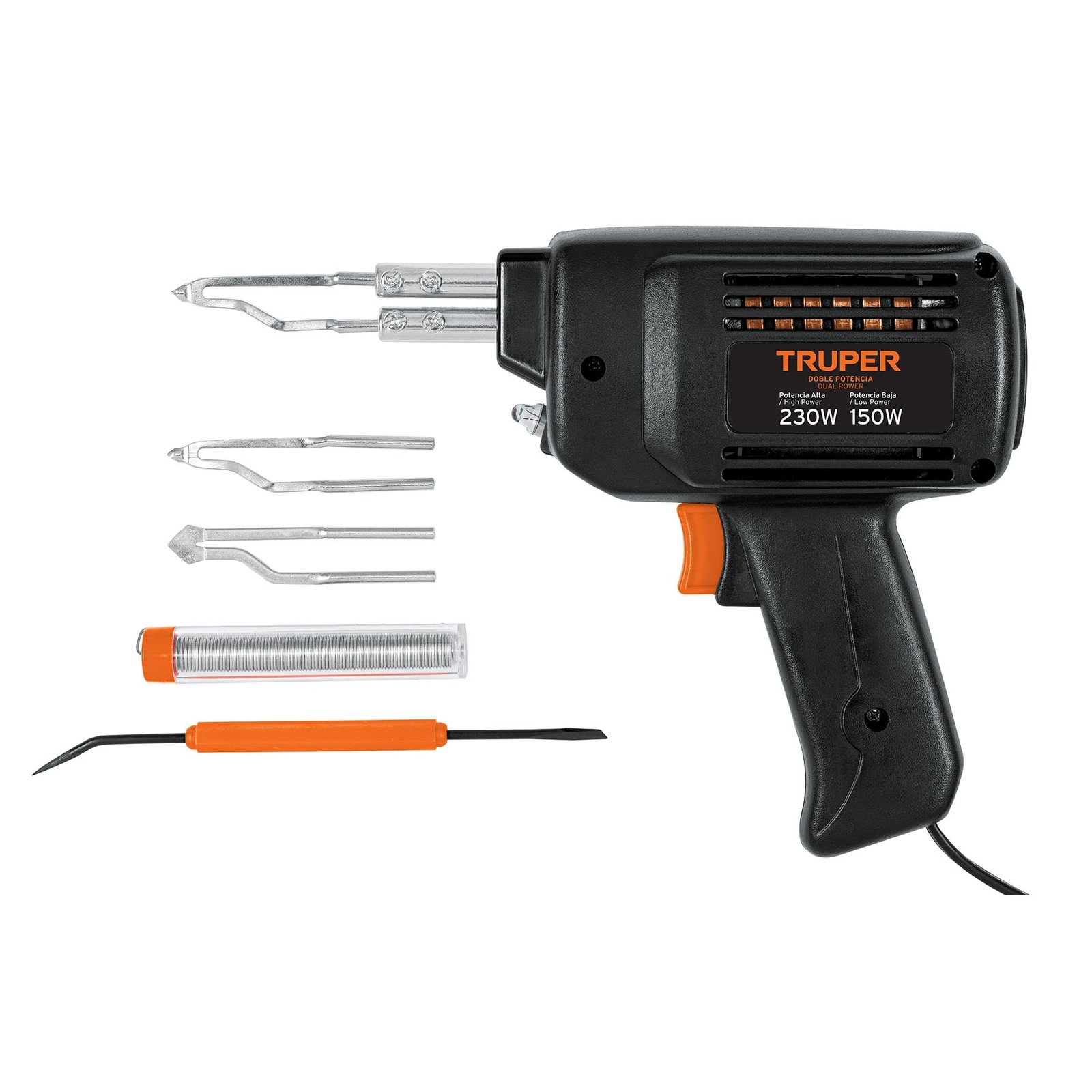 CAUTIN T/PISTOLA 230W C/LUZ 2CALOR CAU-230 TRUP