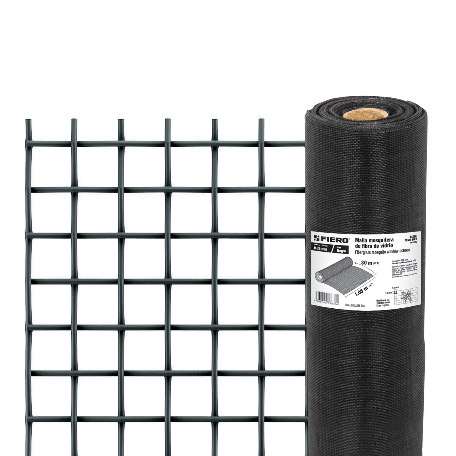 CEDAZO P/MOSQUITO FIB NG 1.05MX30MTEMO-10FN FIERO