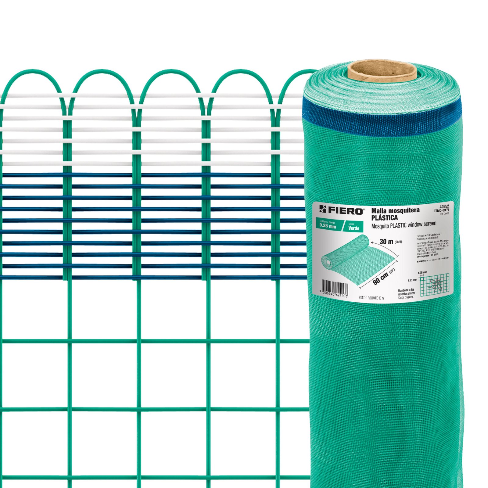 CEDAZO P/MOSQUITO PLAST 0.90MX30.5M 8096 FIERO
