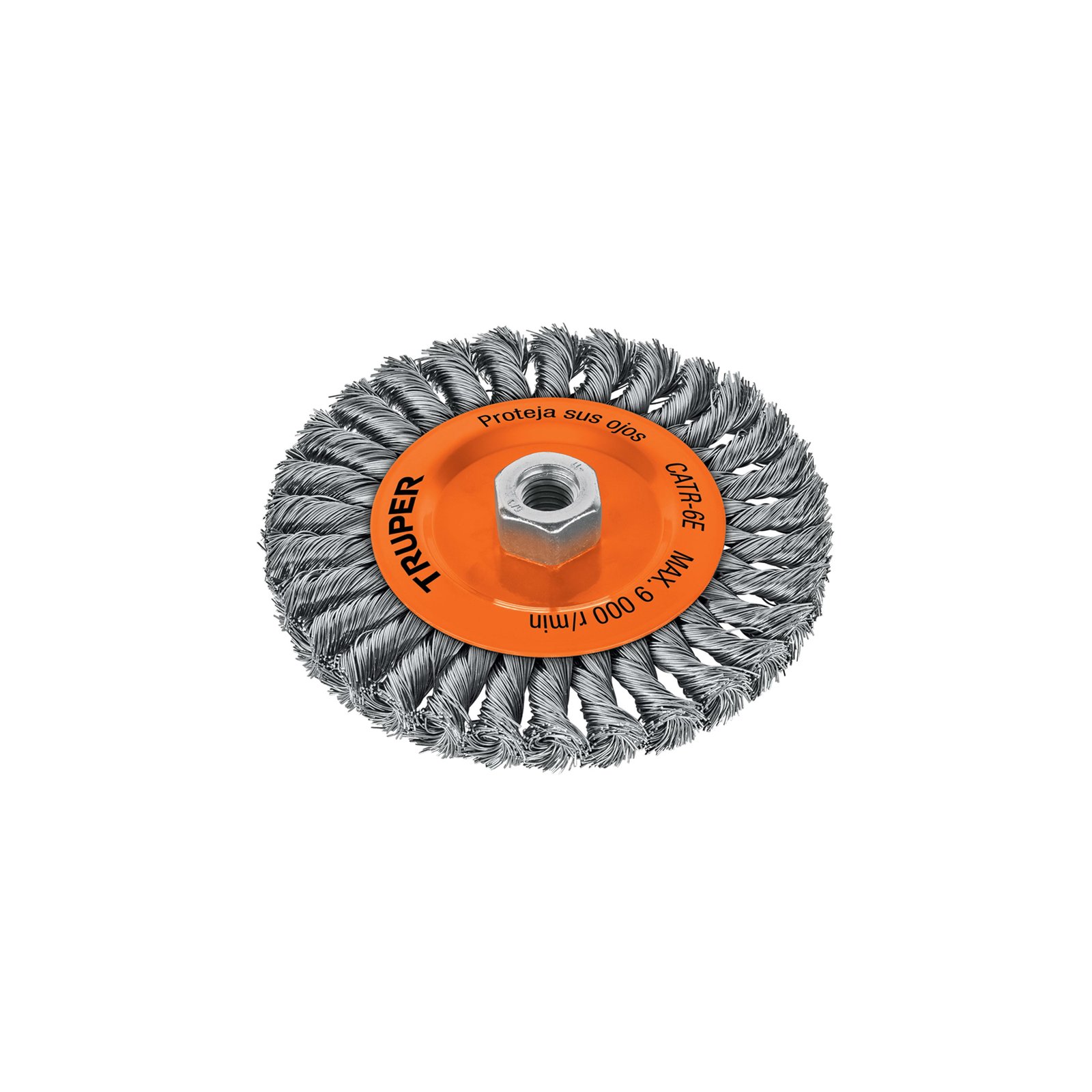CEPILLO CIRCULAR P/ESM TRENZADO 6"CATR-6E TRUPER