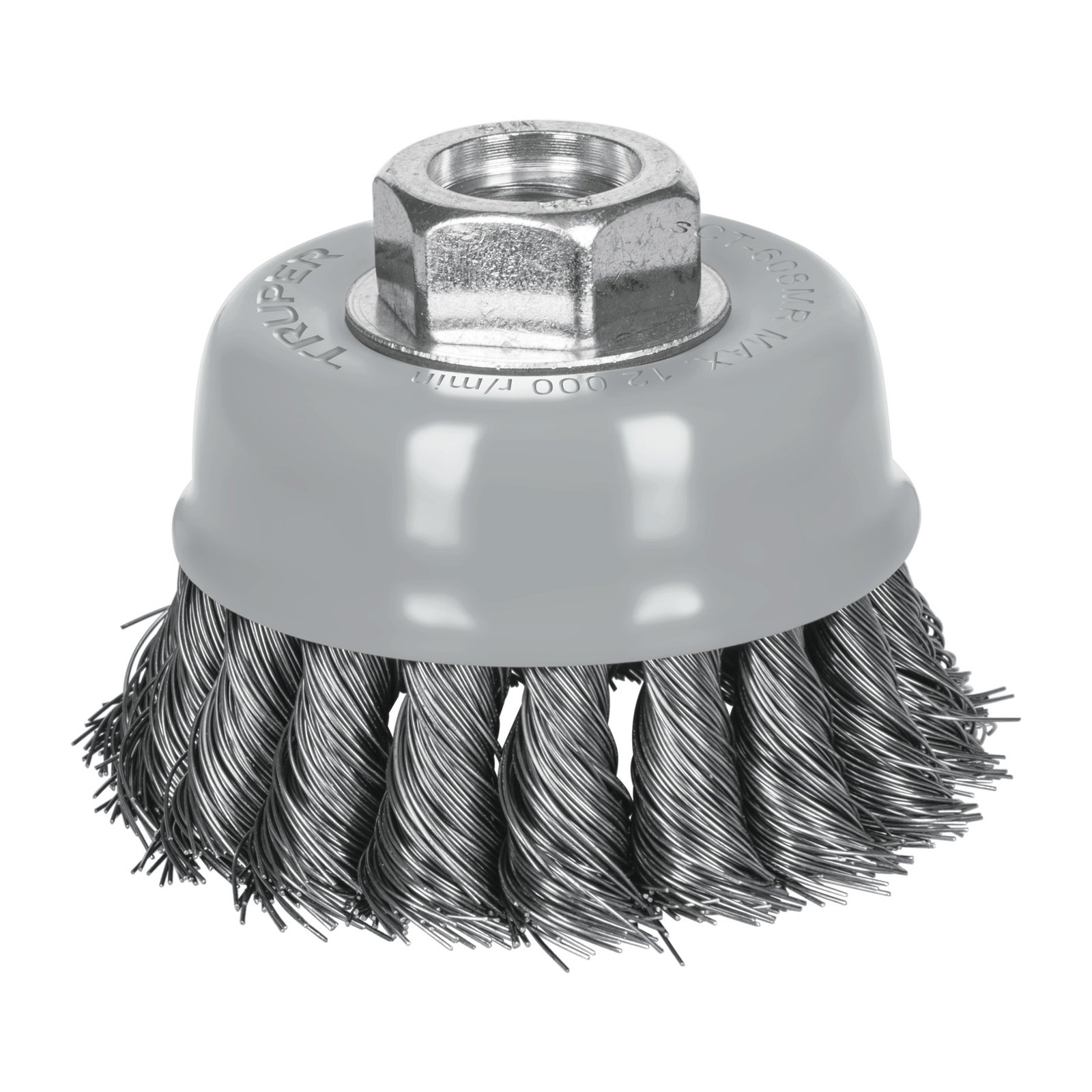 CEPILLO COPA P/ES TRENZADO FINO 3" CT-608MR TRUPER