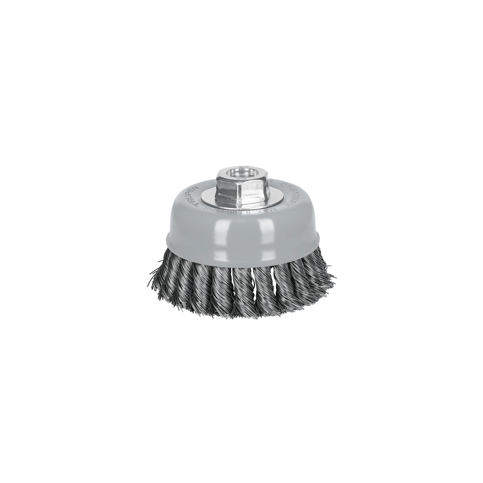 CEPILLO COPA P/ES TRENZAD FINO 4" CT-610MRX TRUPER