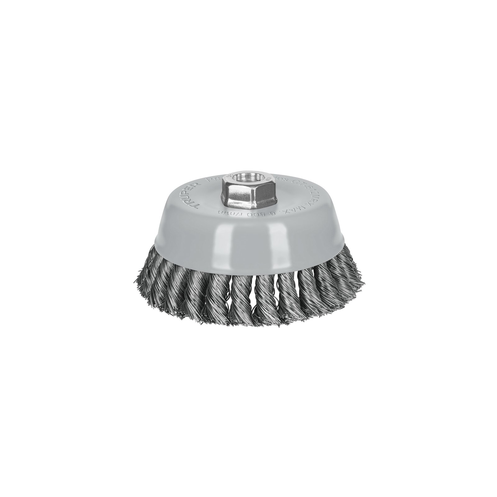 CEPILLO COPA P/ES TRENZAD FINO 5" CT-612MRX TRUPER