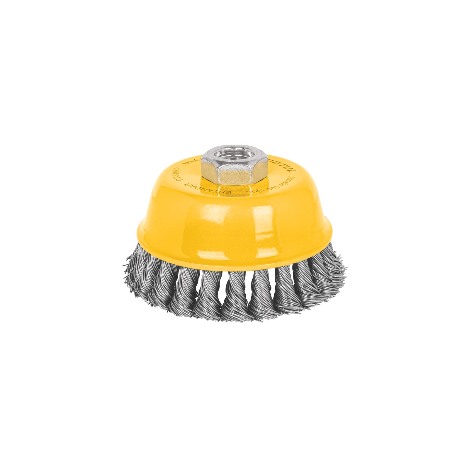 CEPILLO COPA TRENZADO GRUESO 4" CT-610XP PRETUL
