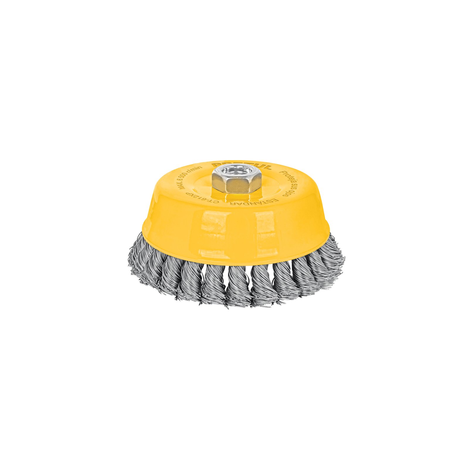 CEPILLO COPA TRENZADO GRUESO 5" CT-612XP PRETUL