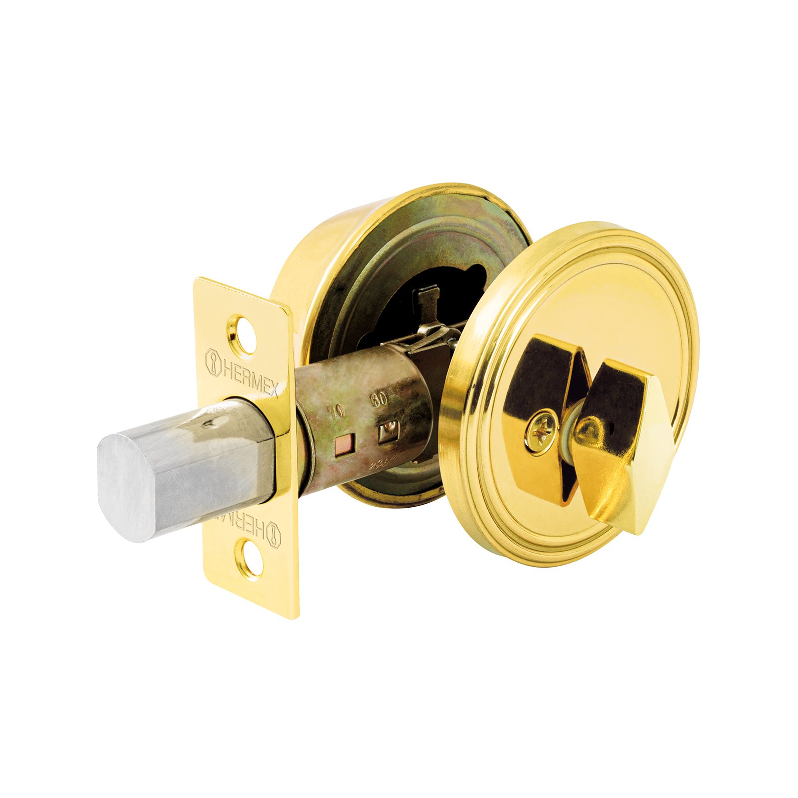 CERRADURA CILINDRO LAT BRIL CERO-11 HERMEX-TRUPER
