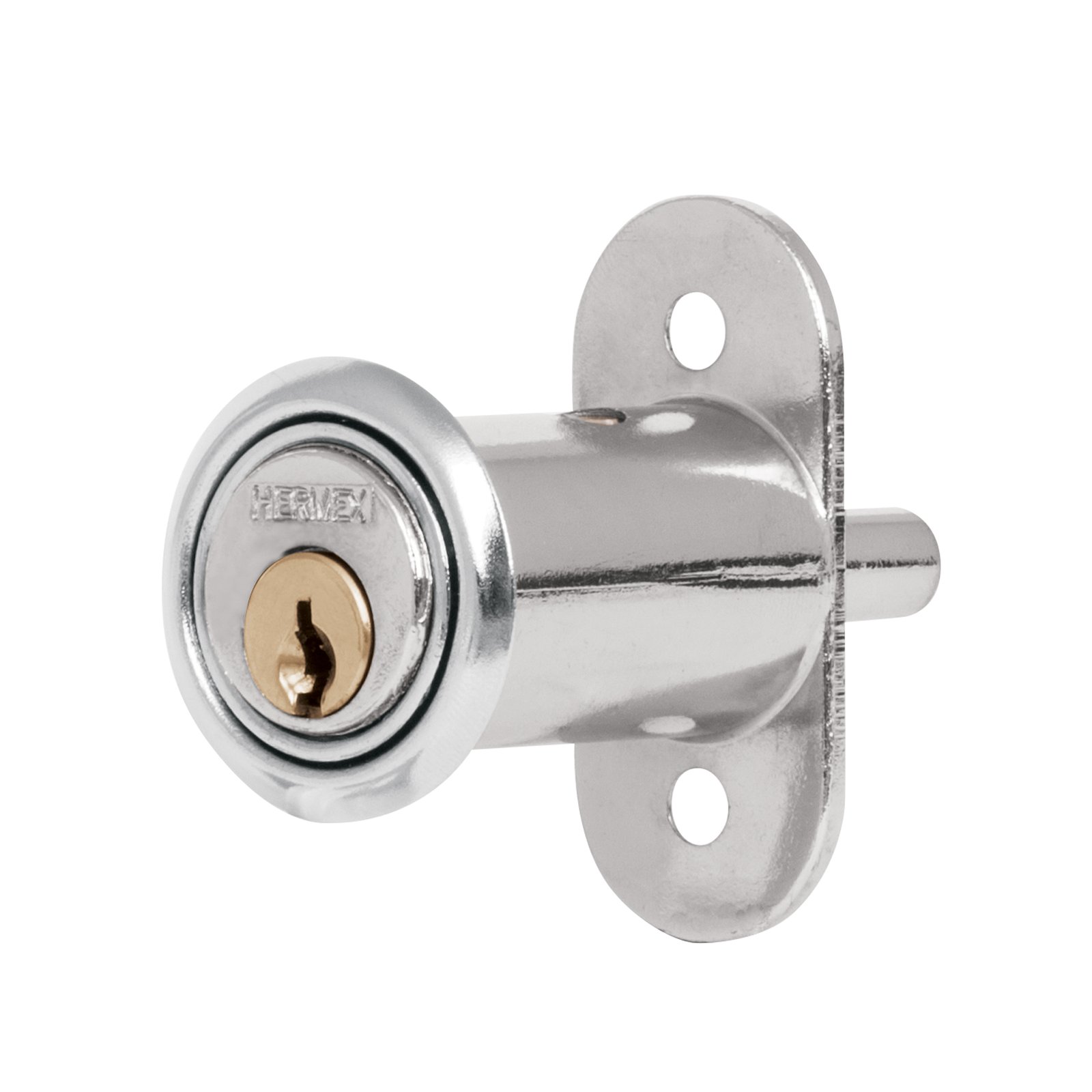CERRADURA P/GAVETA BOTON CM-20C HERMEX-TRUPER