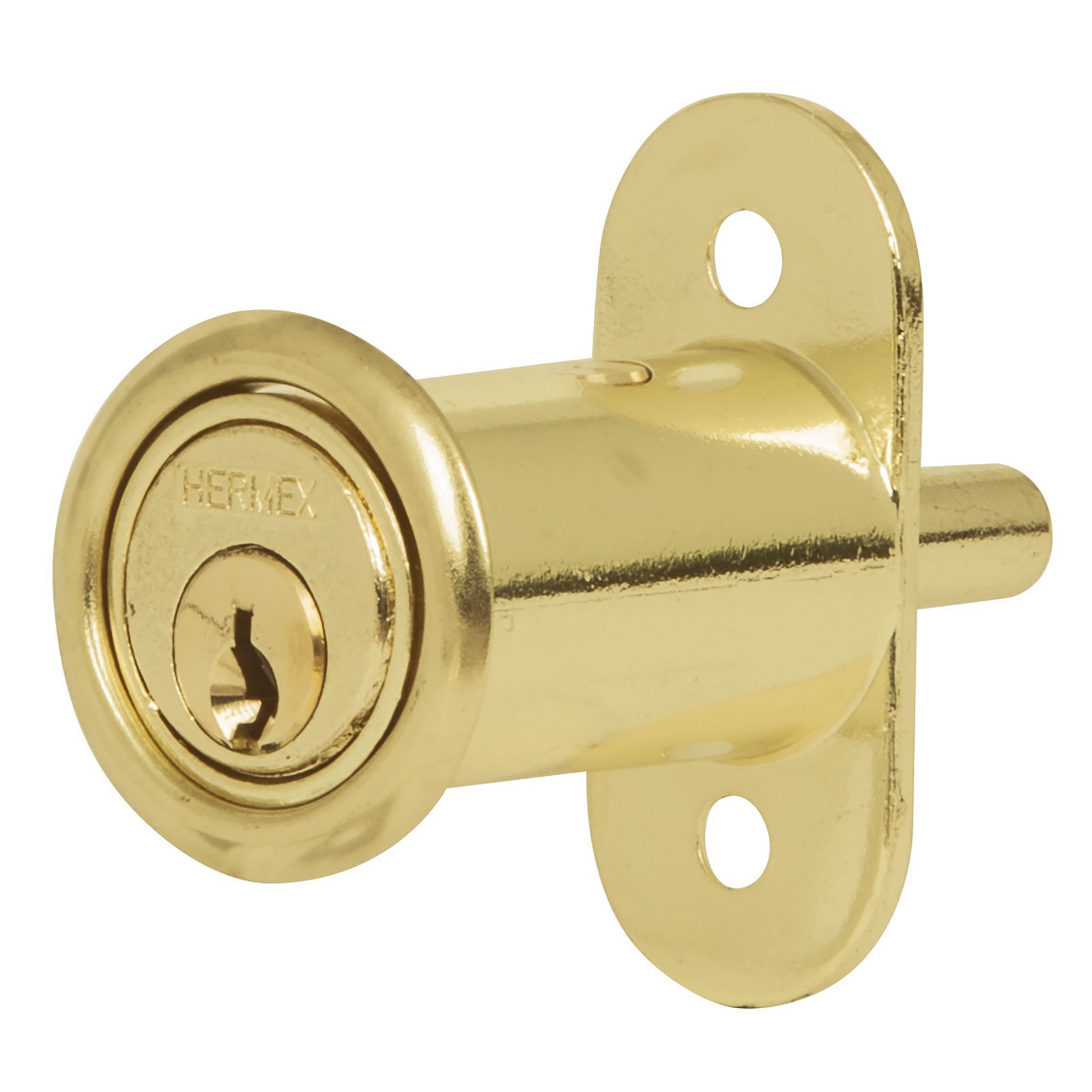 CERRADURA P/GAVETA BOTON CM-20L HERMEX-TRUPER