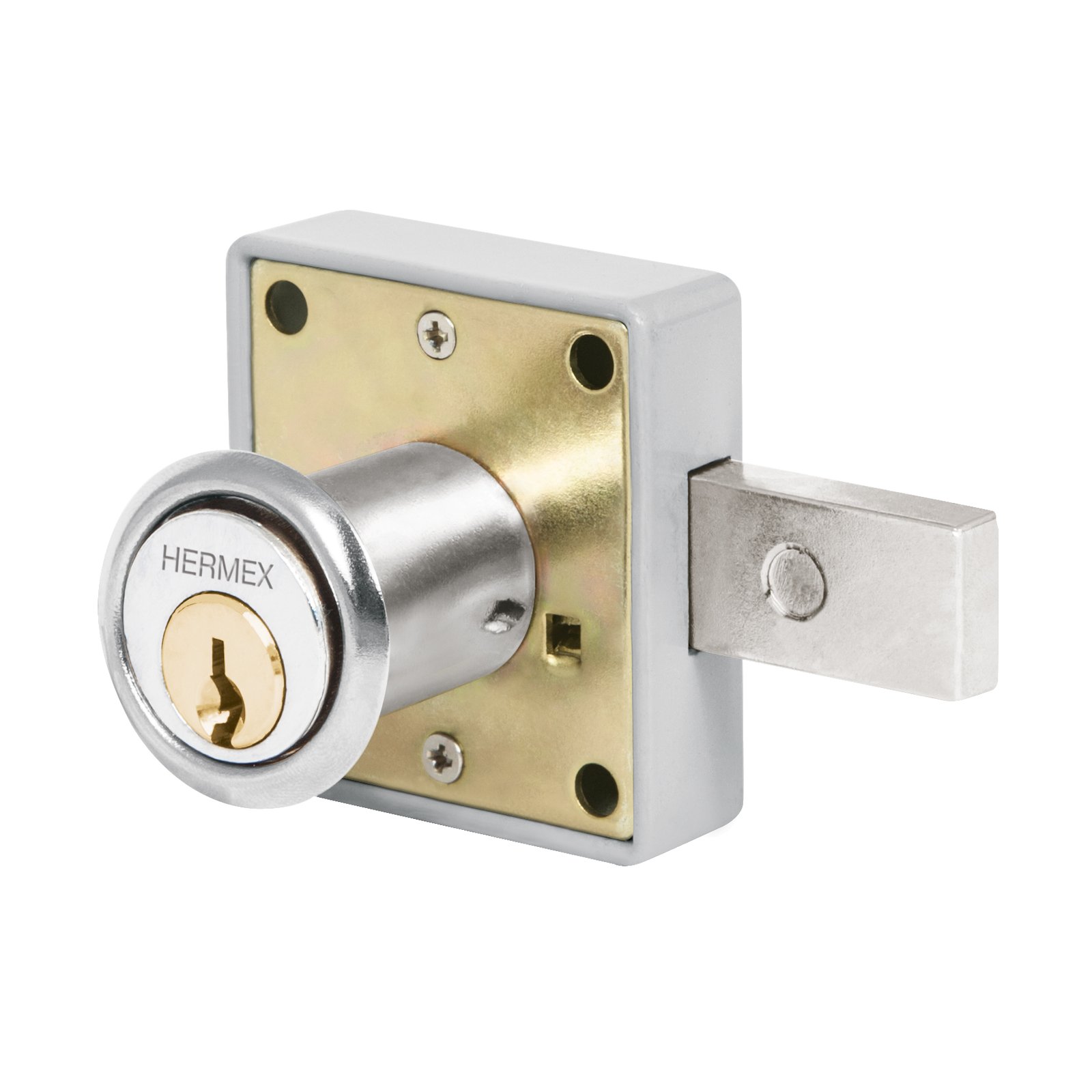 CERRADURA P/GAVETA CROM HORIZ CM-26C HERMEX-TRUPER