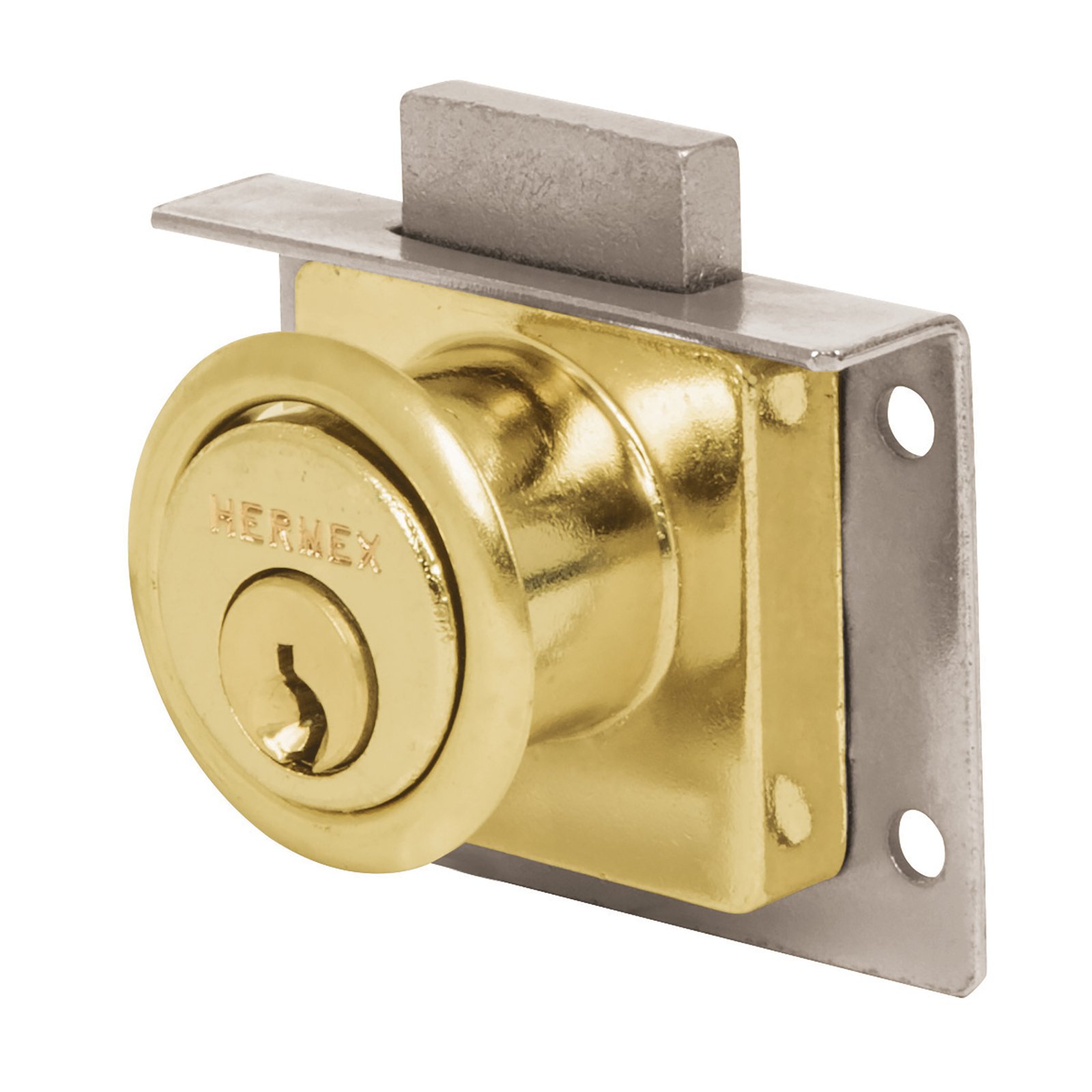 CERRADURA P/GAVETA DORAD VERT CM-24L HERMEX-TRUPER
