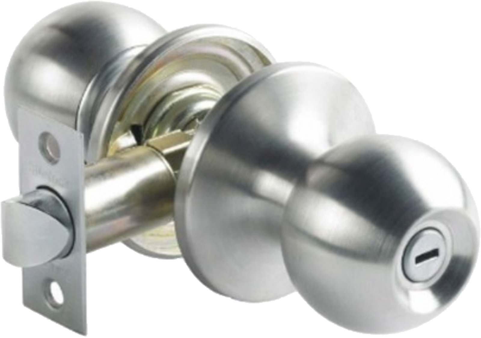 CERRADURA PROFER S/LLAVE BOLA ALUM #587BK-SS