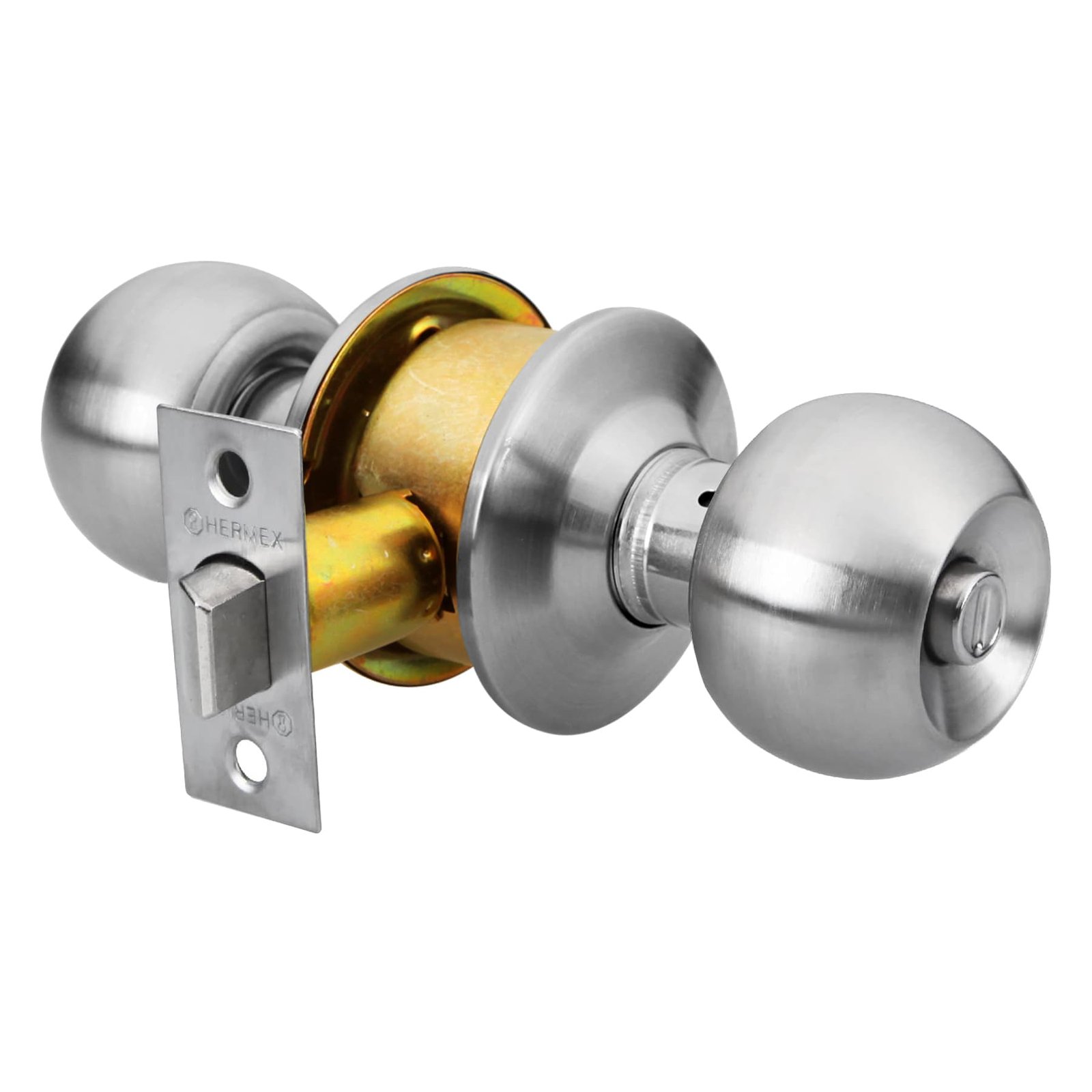 CERRADURA T/BOLA BL BAÑO CROMO MATE BAL-CM-BPB