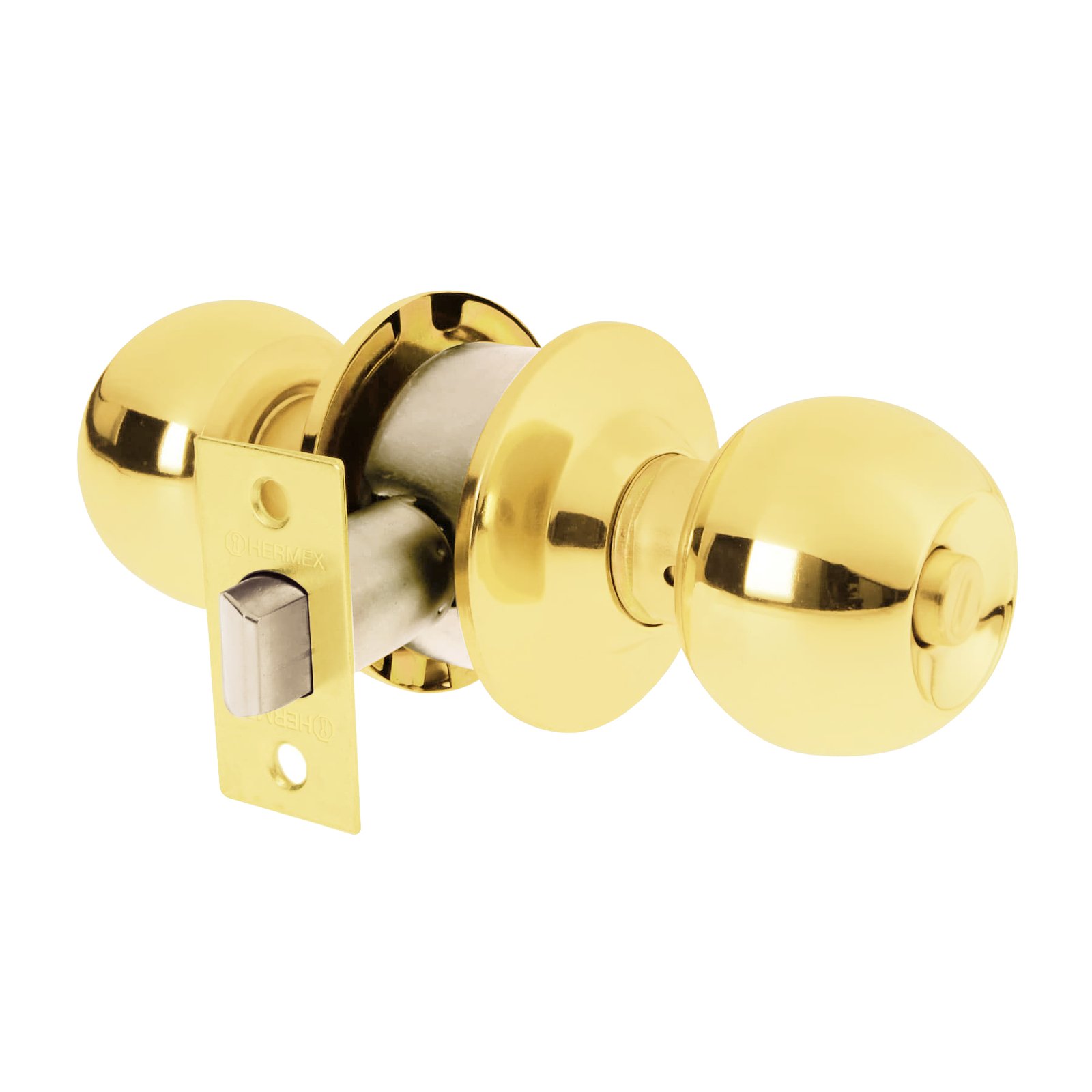 CERRADURA T/BOLA BL BAÑO LATON BRILLANT BAL-LB-BPB