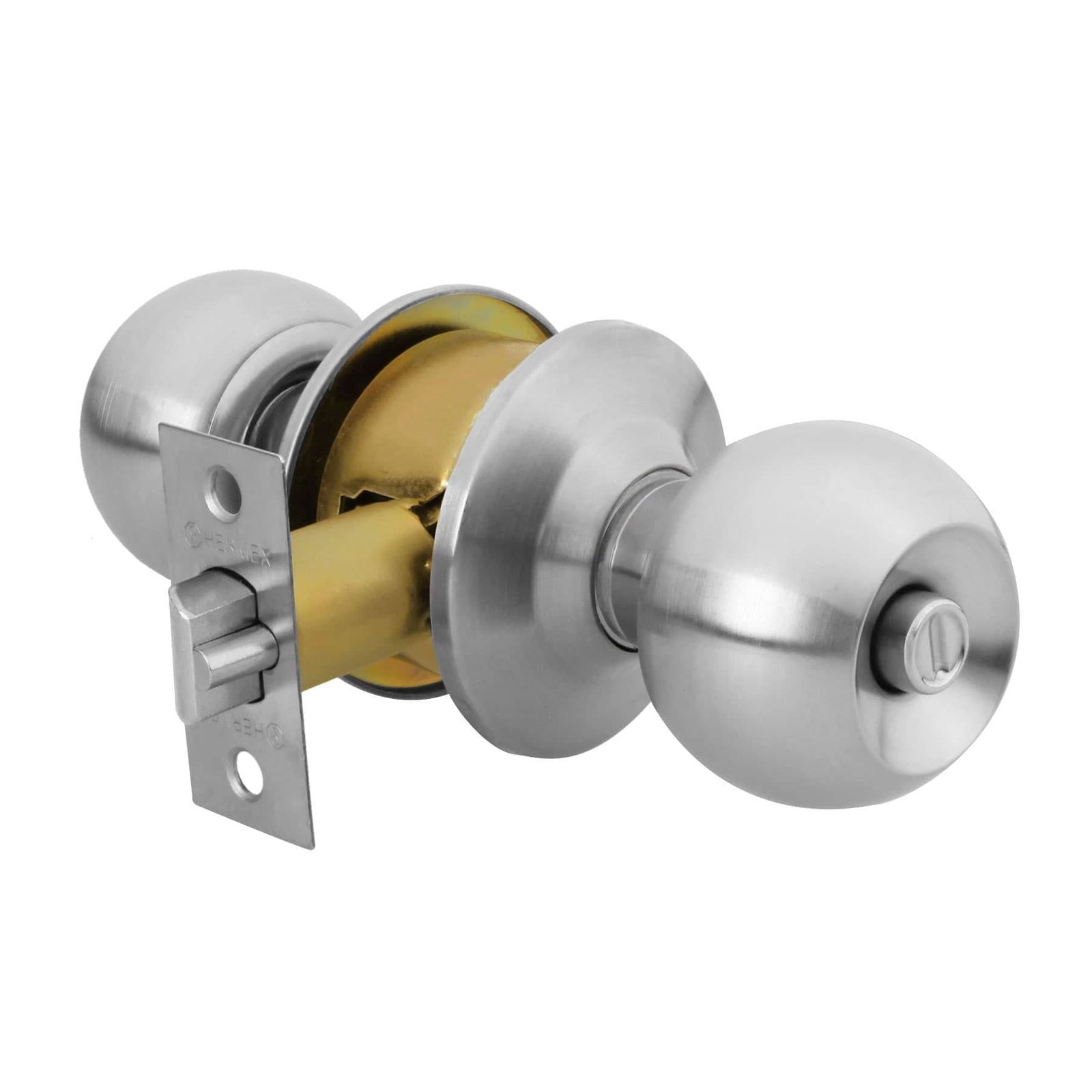 CERRADURA T/BOLA BL RECAMARA CROMO MATE BAL-CM-RPB