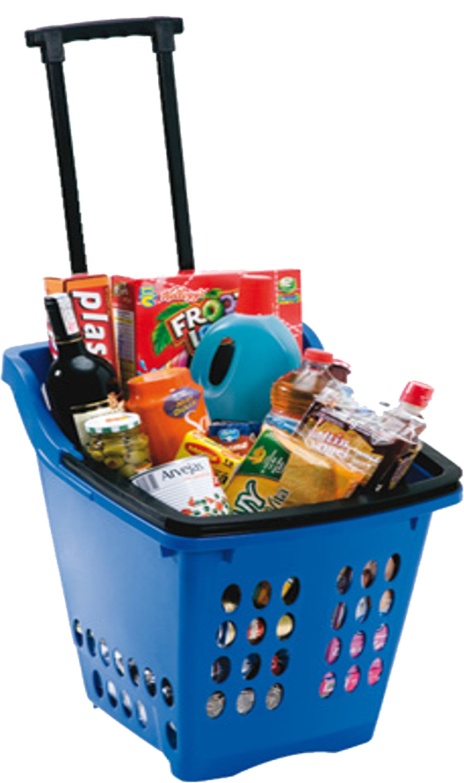 CESTA MOVIL SUPERMERCADOS AZUL #6175 RIMAX