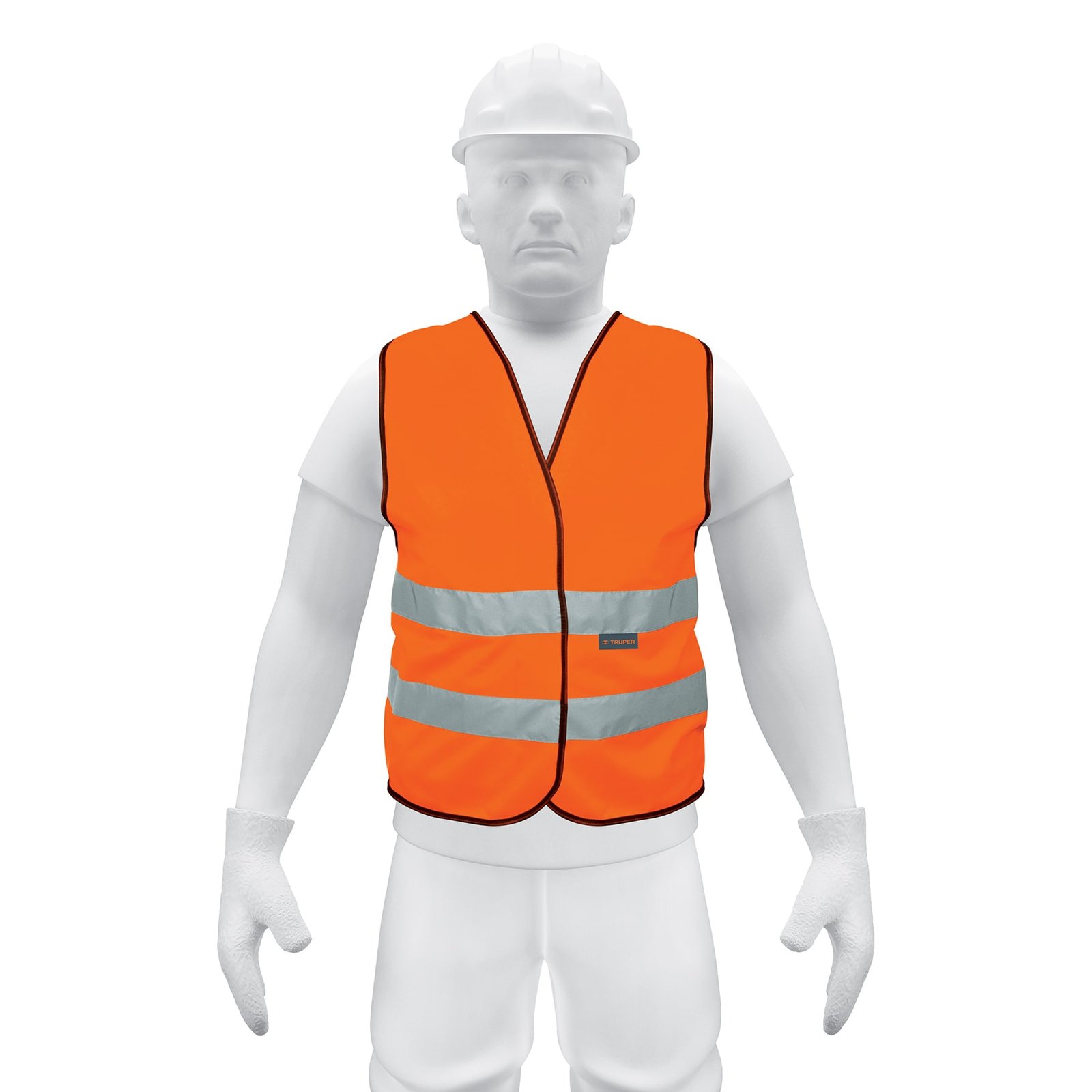 CHALECO DE SEG ALTA VISIBILIDAD NARANJA CHS-500N