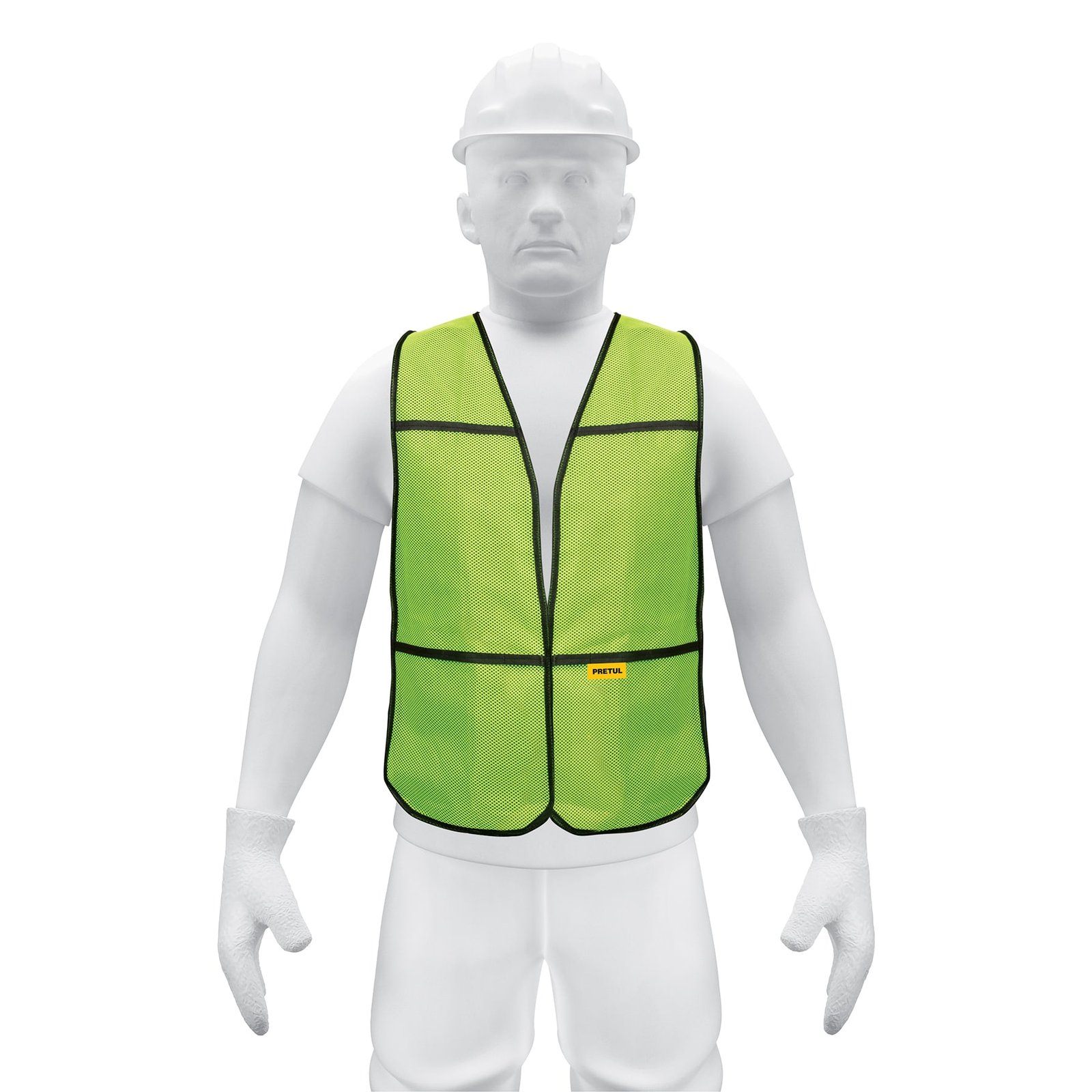 CHALECO SEGURIDAD USO DIA AMARILLO CHS-100V PRETUL