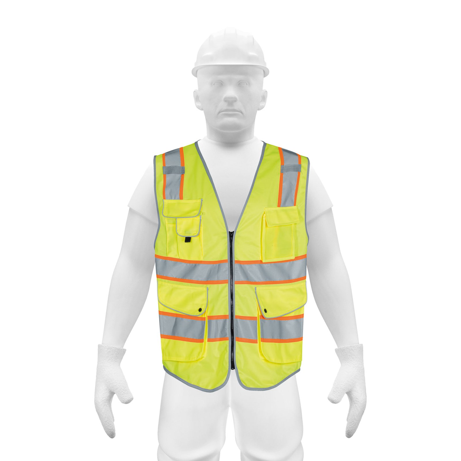 CHALECO SEGURIDAD VERDE TALLA L CHS-900V-L TRUPER