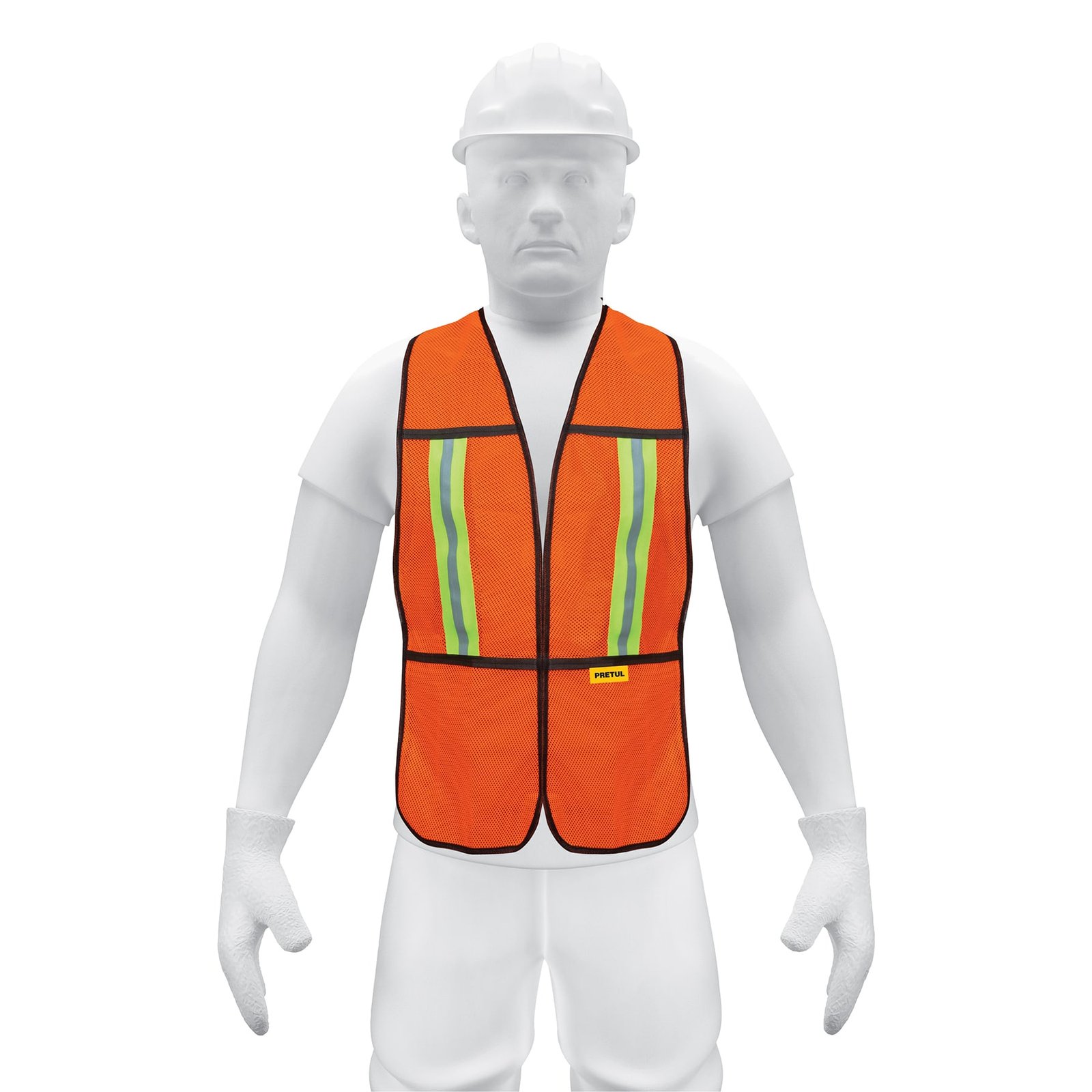 CHALECO SEGURID C/REFLEC NARANJA CHS-200N PRETUL