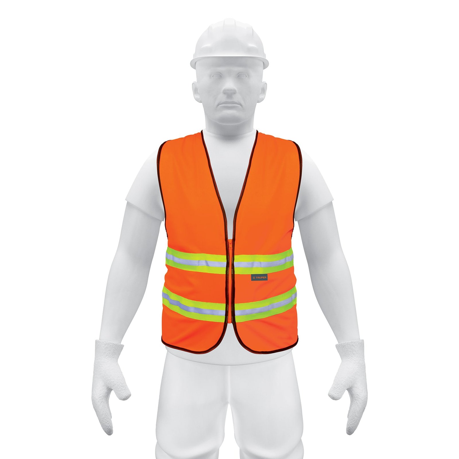 CHALECO SEGURID C/REFLEC NARANJA CHS-600N TRUPER