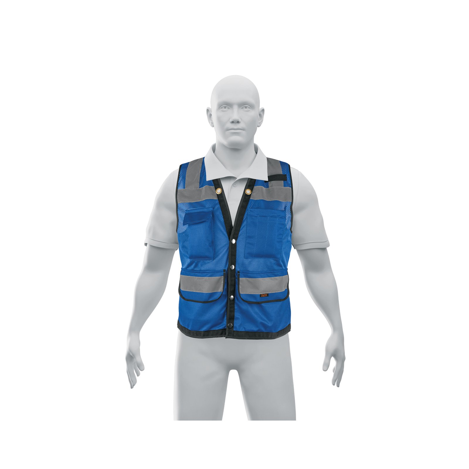 CHALECO SEGUR MAX VISIB AZUL M CHS-800A-M TRUPER