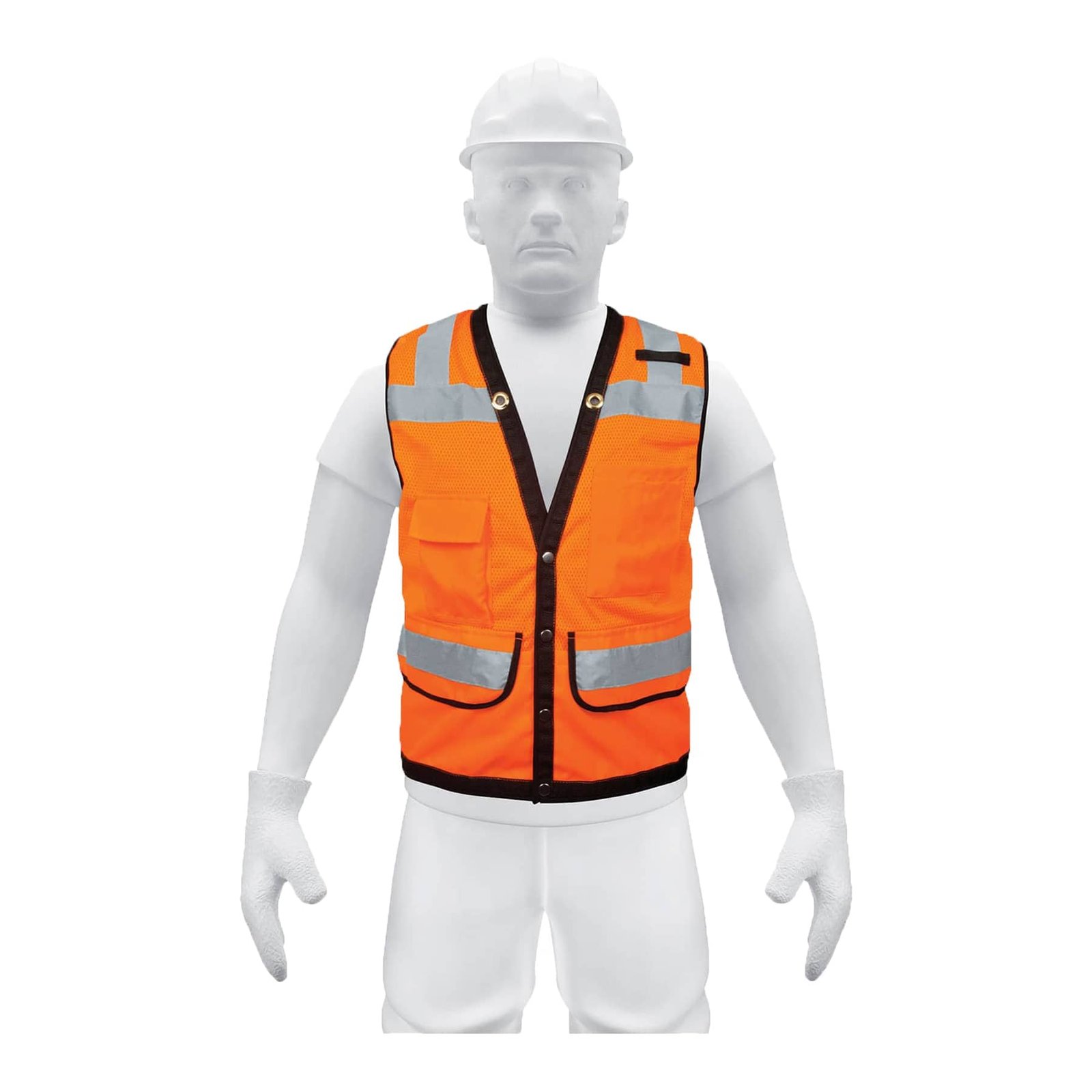 CHALECO SEG REF NARANJA TALLA G CHS-800N-L TRUPER