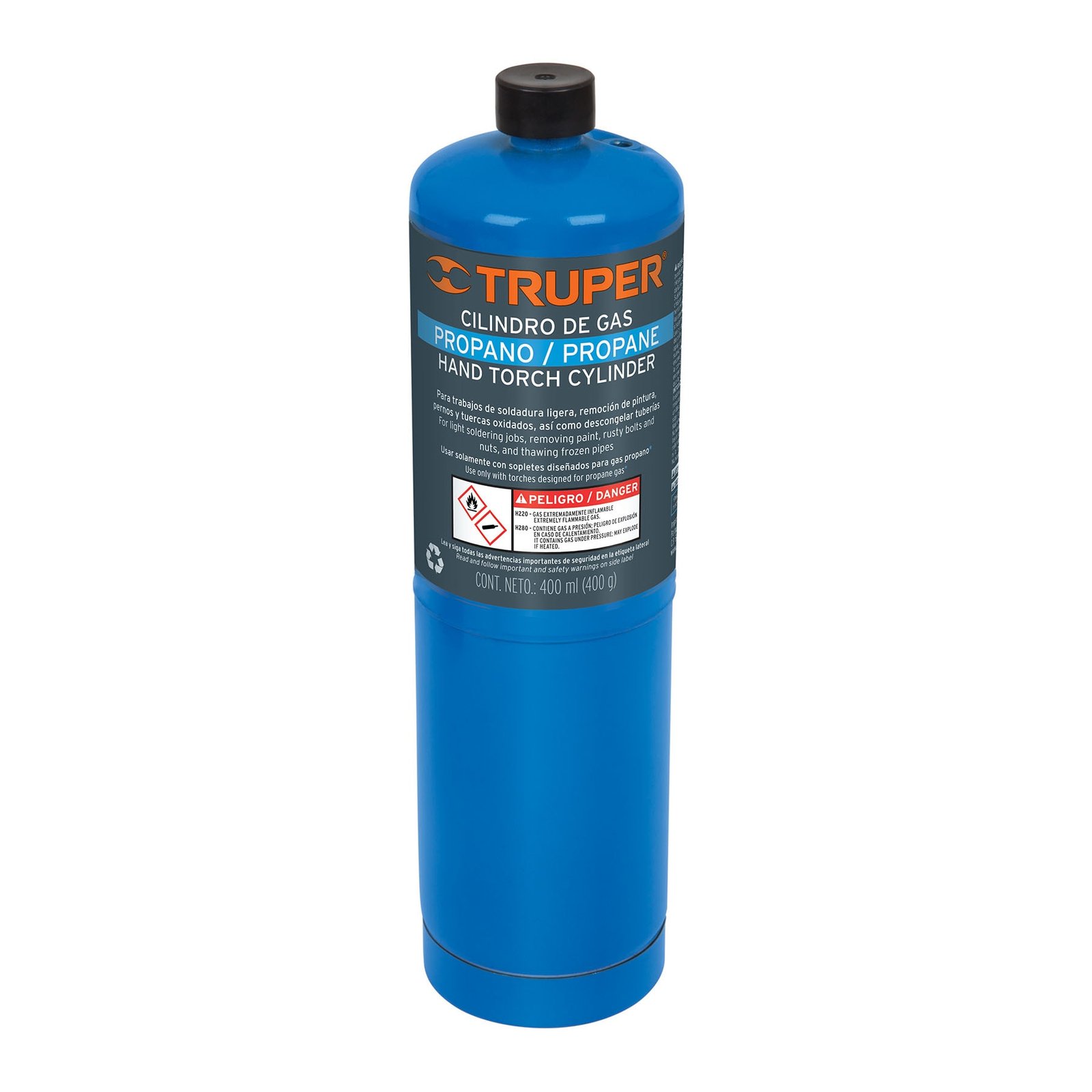 CILINDRO AZUL DE GAS DE PROP 400 G GAS-400A TRUPER