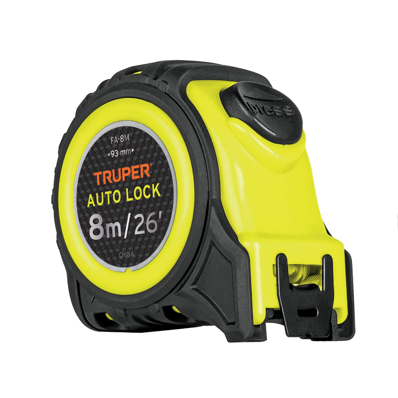 CINTA METRICA AUTO LOCK 8M CINTA 1" FA-8M TRUPER