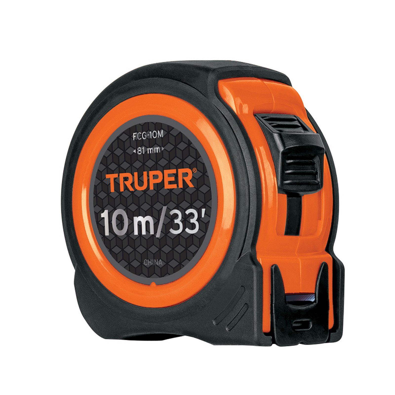 CINTA METRICA COMPACTO C/GRIP 10M FCG-10M TRUPER